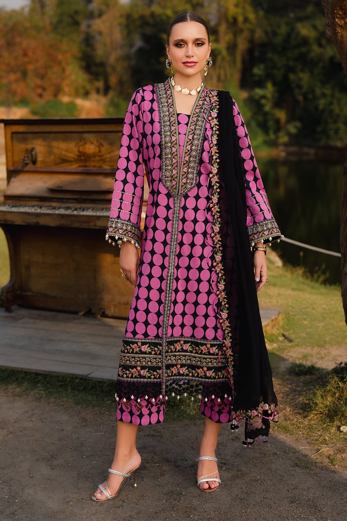 3-PC Unstitched Festive Edit Lawn Collection CQ5-07