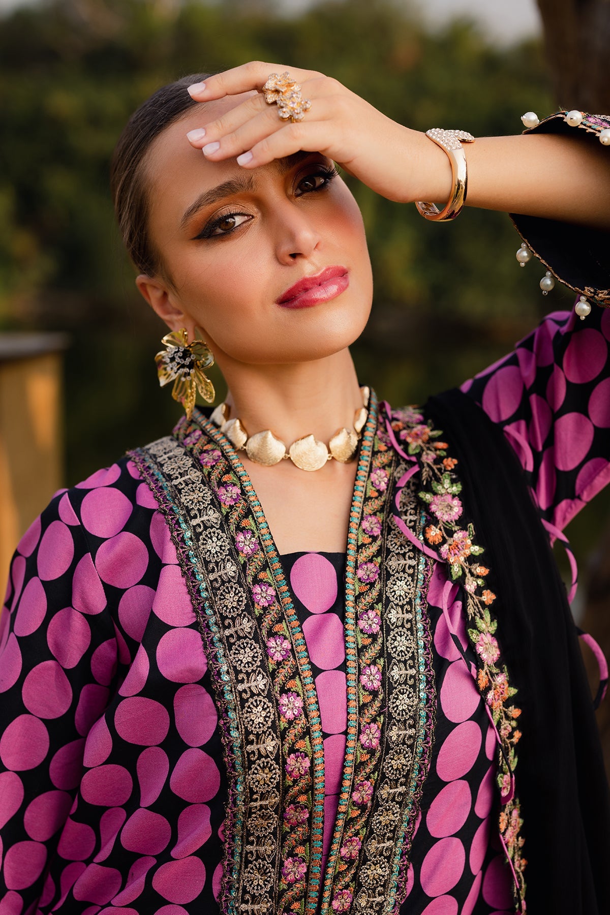 3-PC Unstitched Festive Edit Lawn Collection CQ5-07