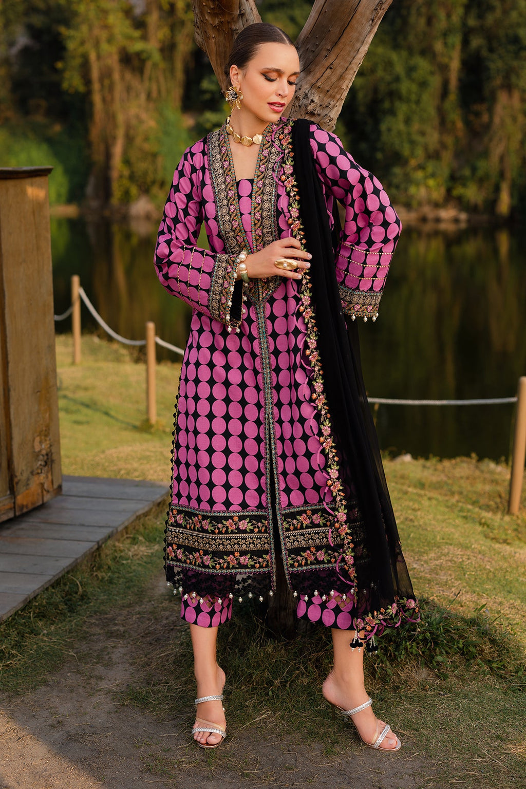 3-PC Unstitched Festive Edit Lawn Collection CQ5-07