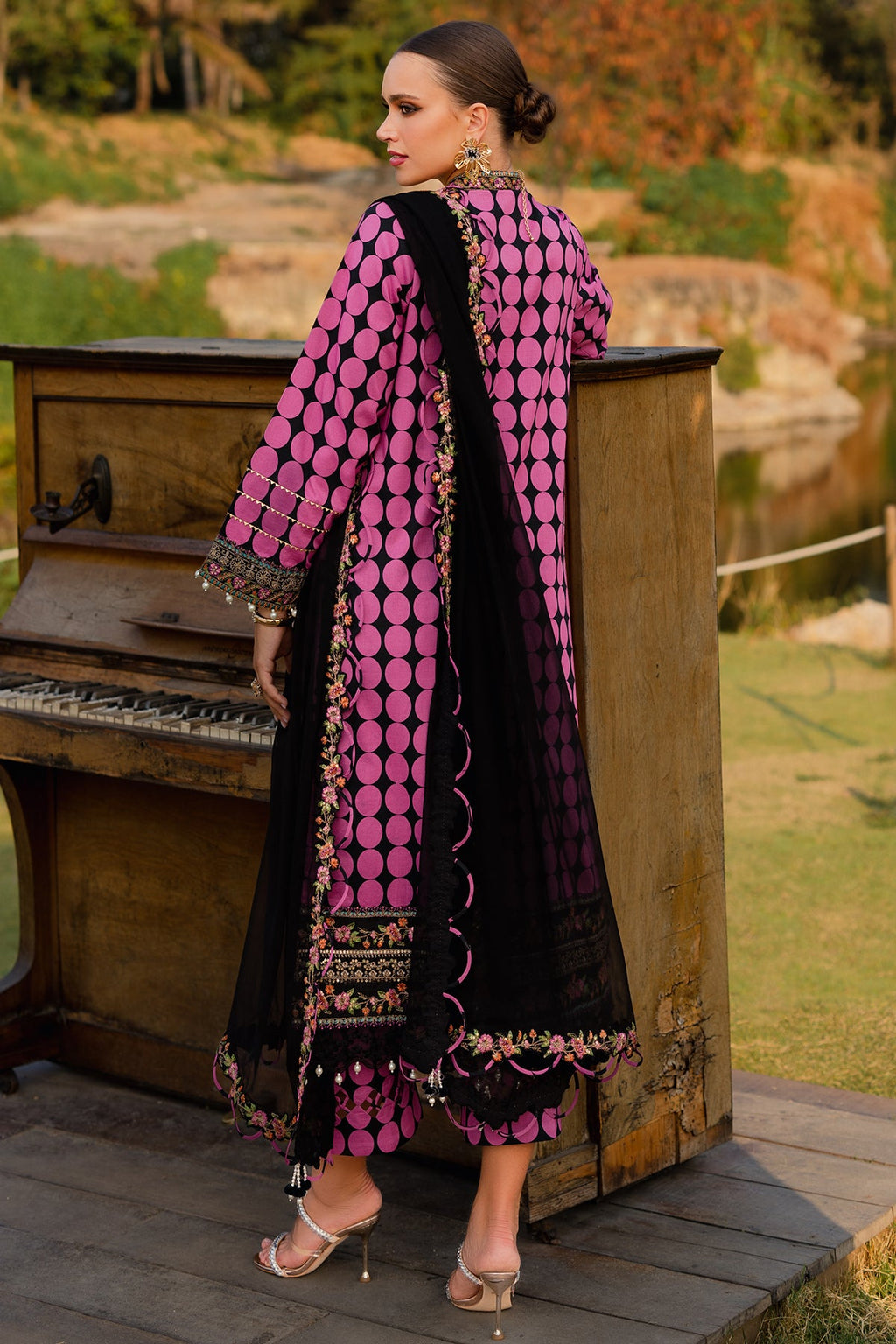 3-PC Unstitched Festive Edit Lawn Collection CQ5-07