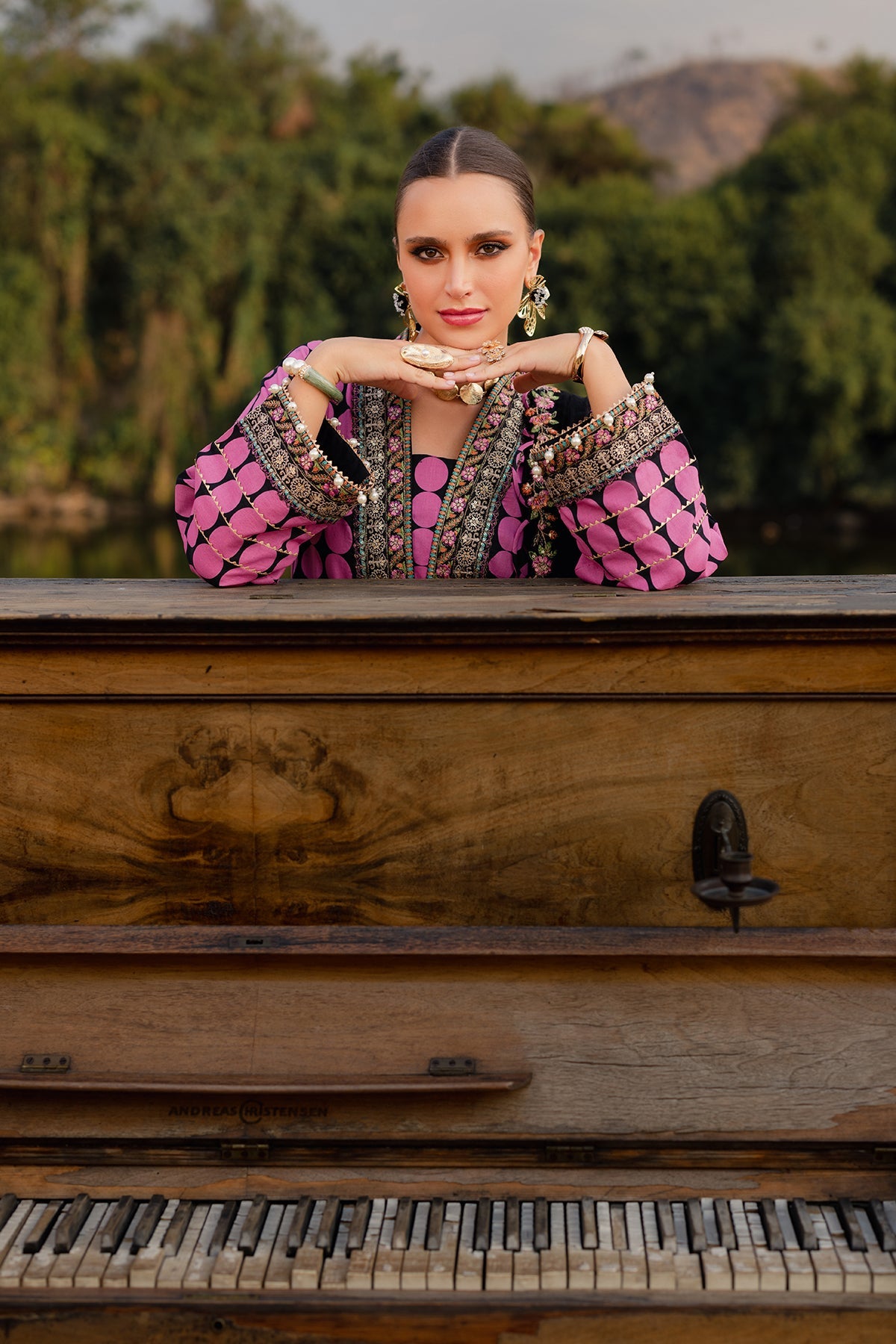 3-PC Unstitched Festive Edit Lawn Collection CQ5-07