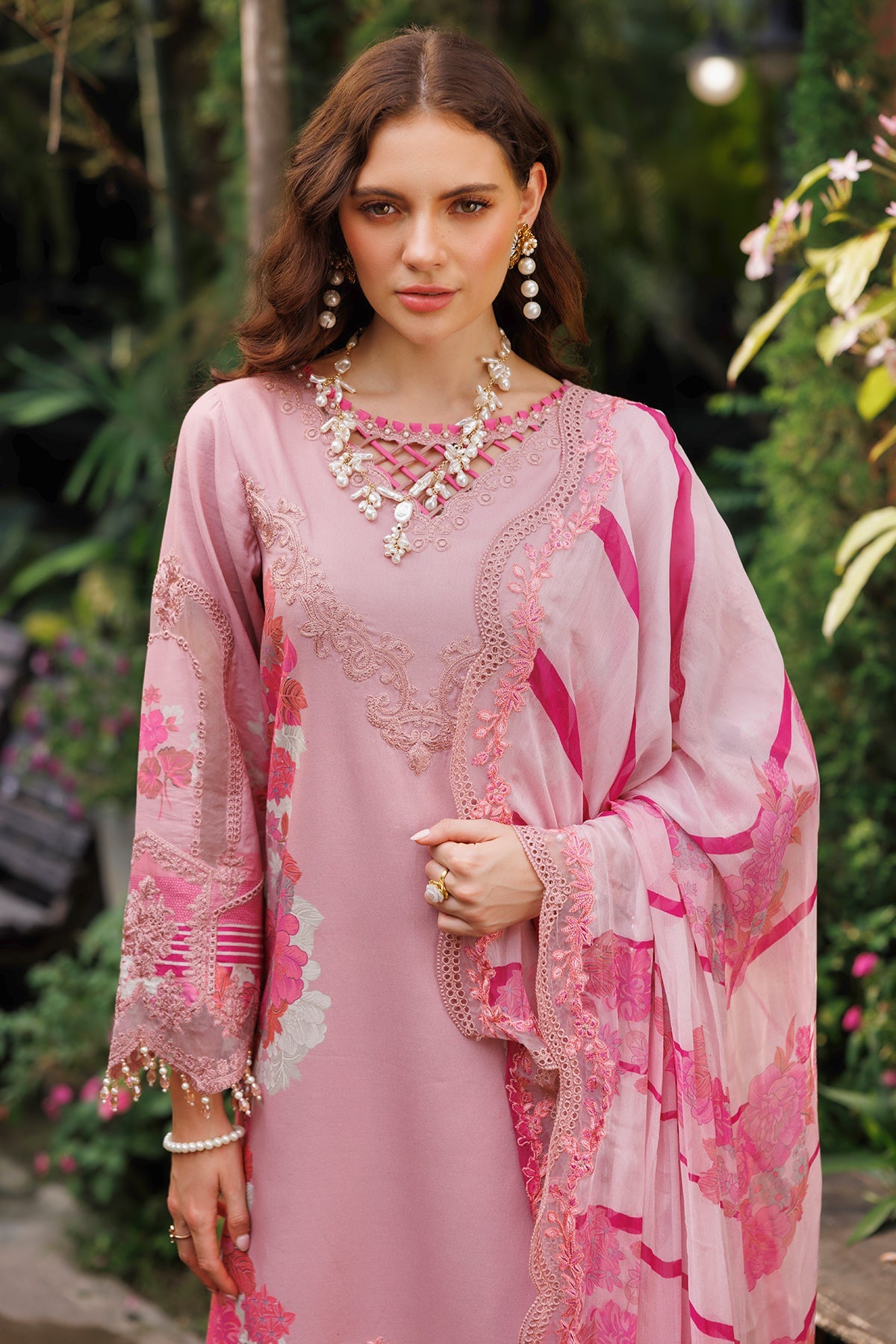 3-PC Unstitched Embroidered Lawn Collection CC6-01