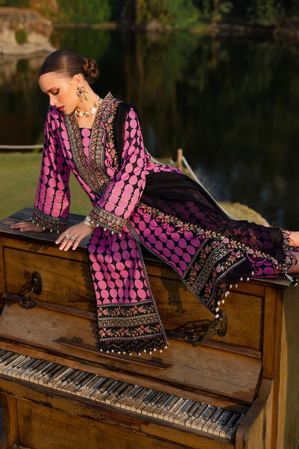 3-PC Unstitched Festive Edit Lawn Collection CQ5-07