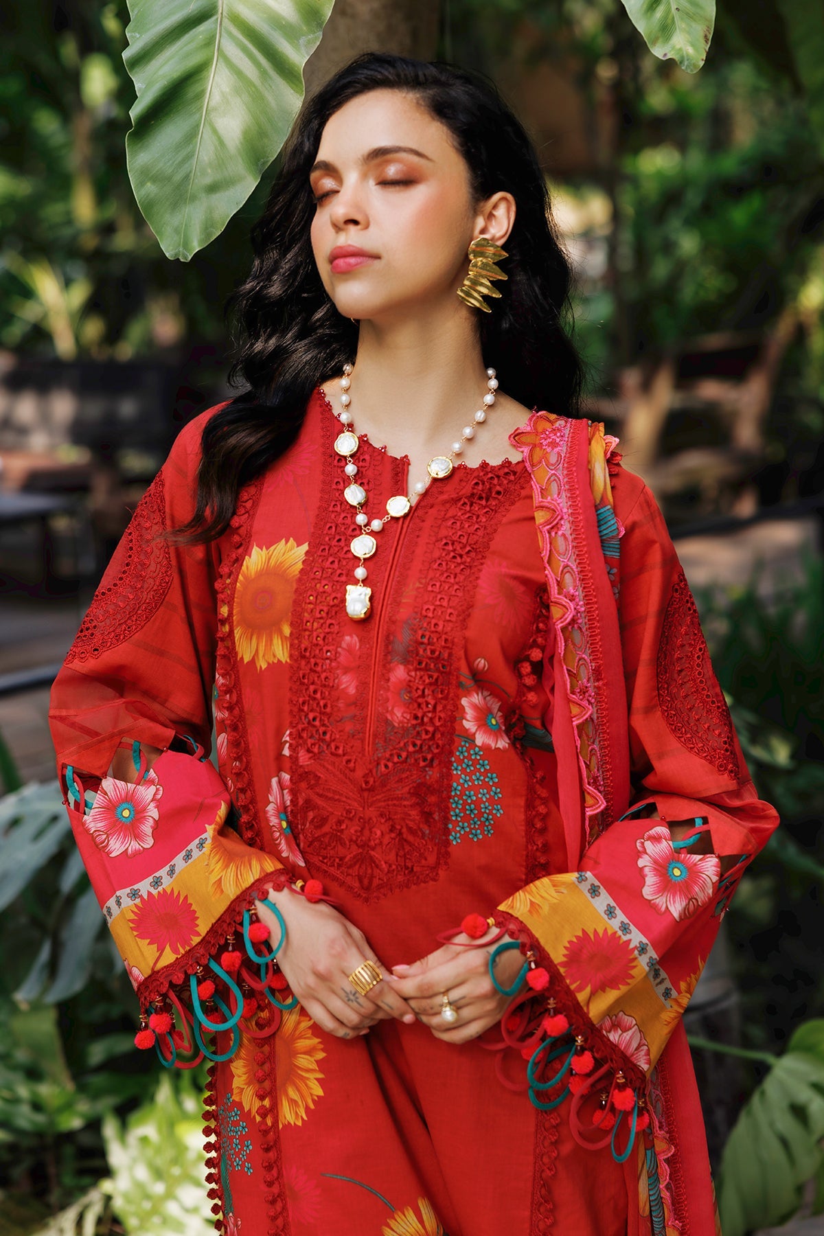 3-PC Unstitched Embroidered Lawn Collection CC6-04