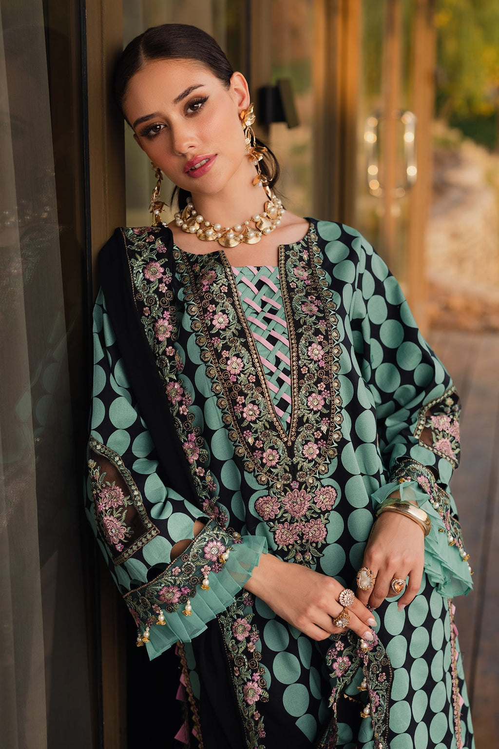 3-PC Unstitched Festive Edit Lawn Collection CQ5-04