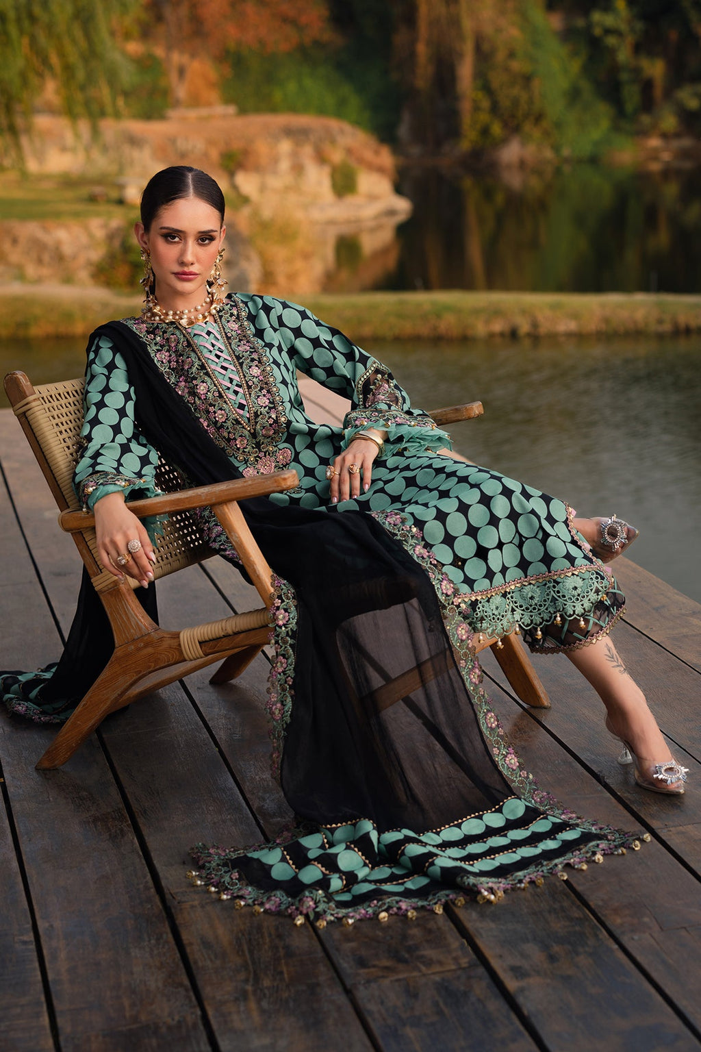 3-PC Unstitched Festive Edit Lawn Collection CQ5-04