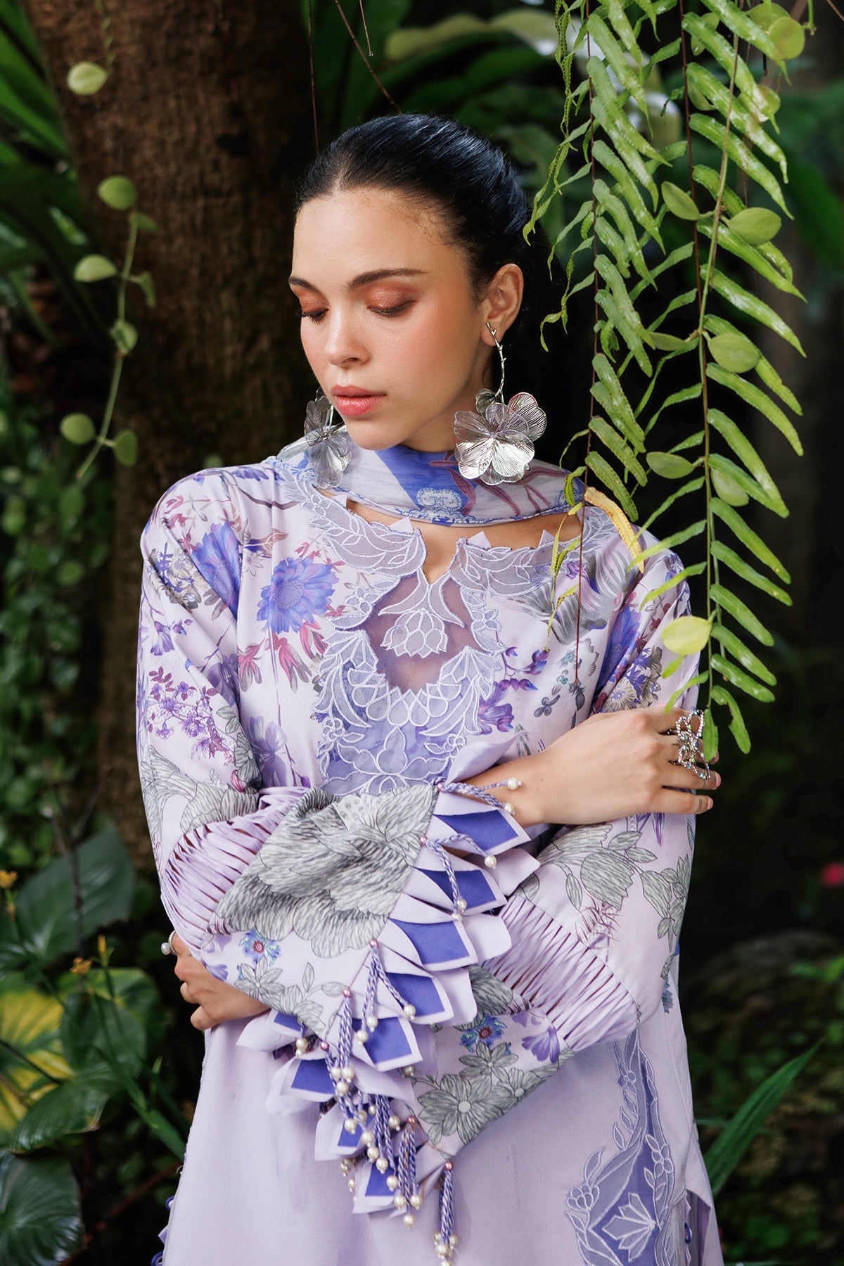 3-PC Unstitched Embroidered Lawn Collection CC6-03