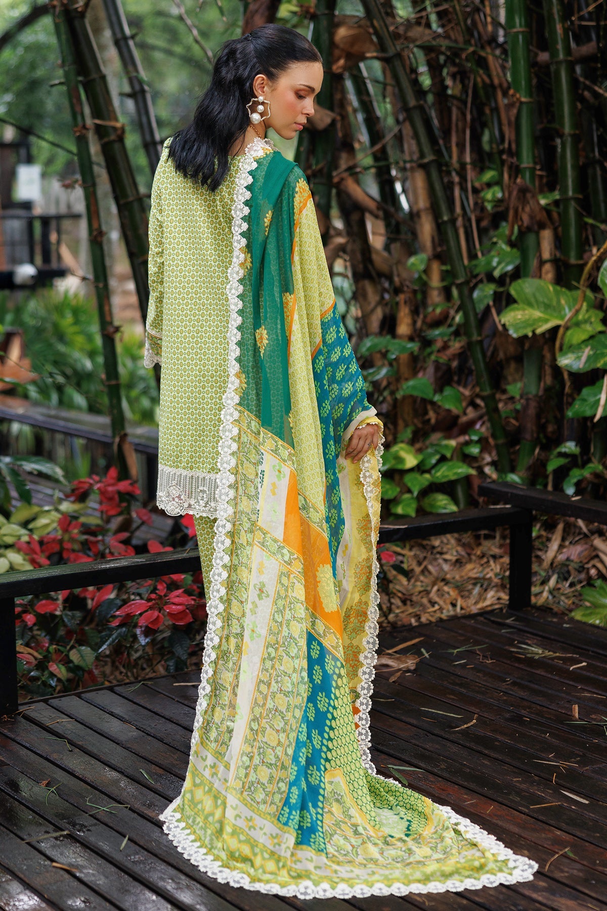 3-PC Unstitched Embroidered Lawn Collection CC6-10