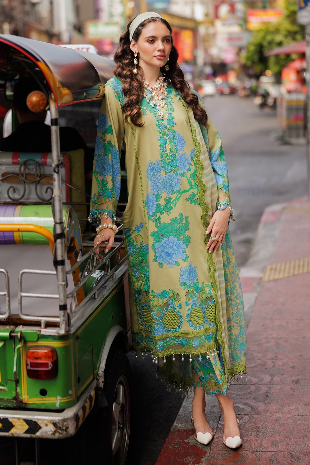 3-PC Unstitched Embroidered Lawn Collection CRB5-17