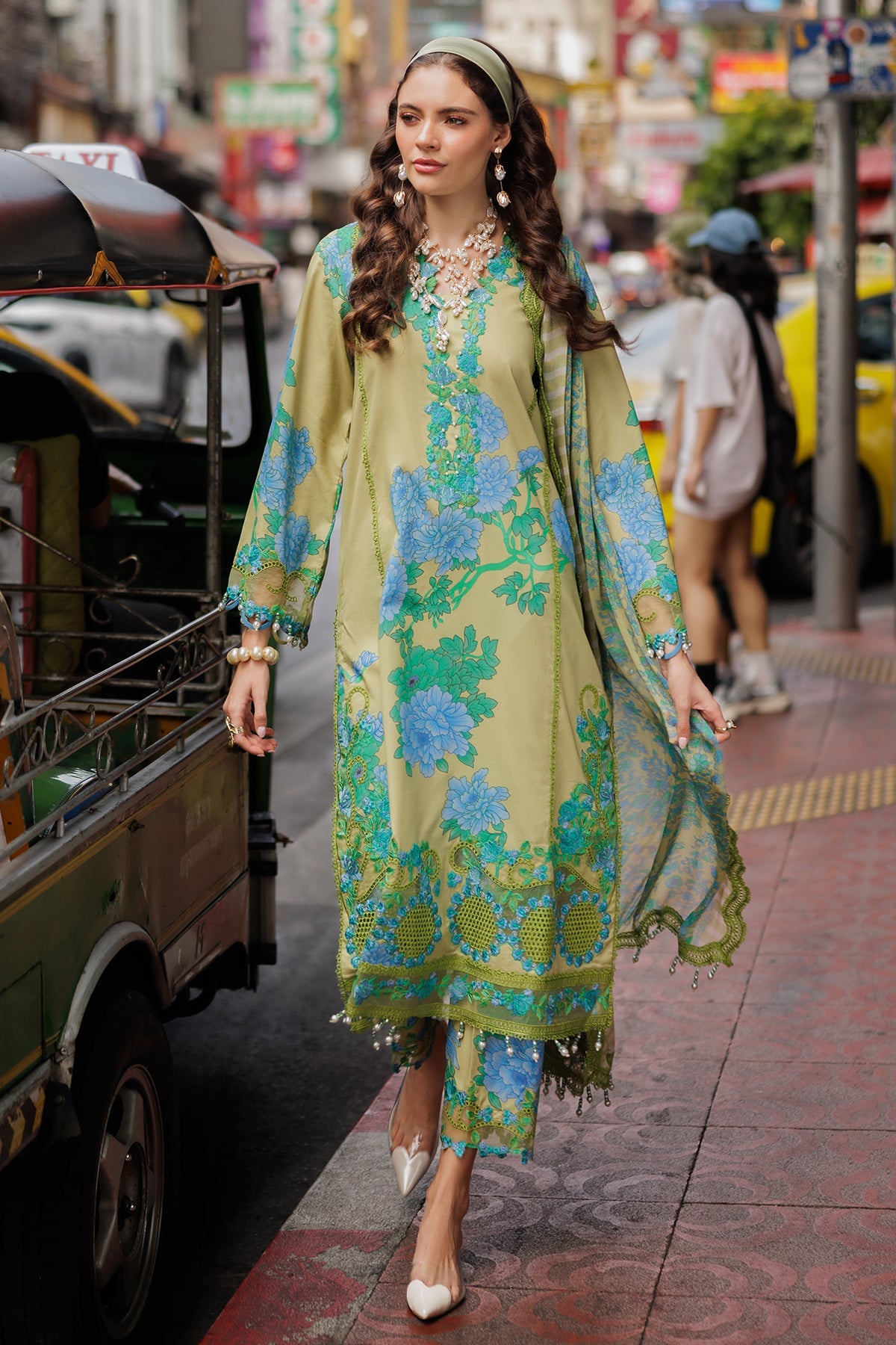 3-PC Unstitched Embroidered Lawn Collection CRB5-17