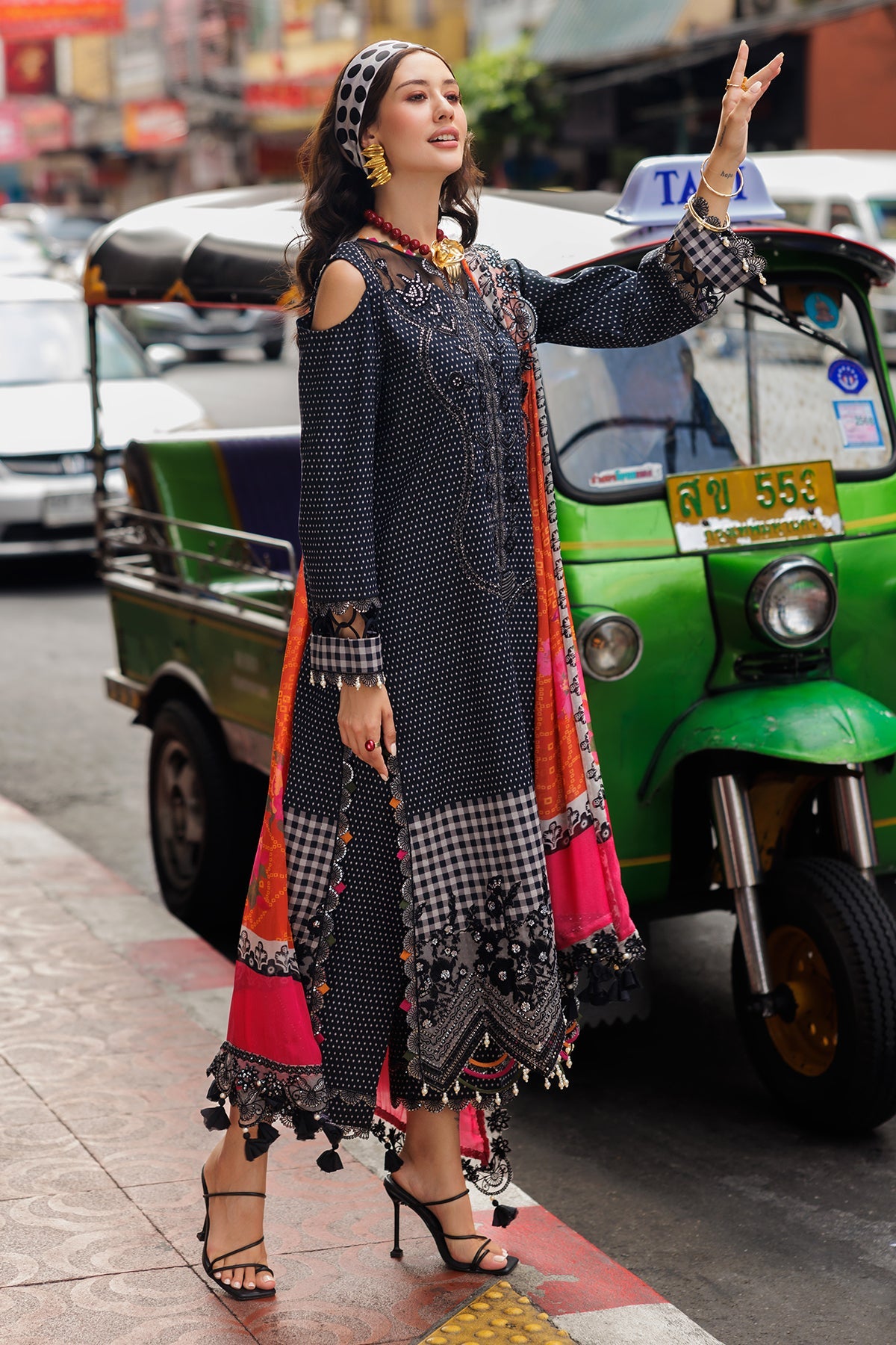 3-PC Unstitched Embroidered Lawn Collection CRB5-19