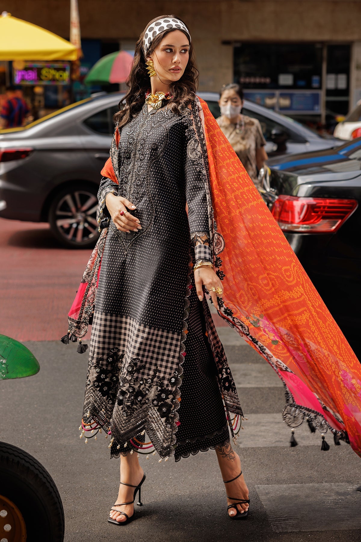 3-PC Unstitched Embroidered Lawn Collection CRB5-19