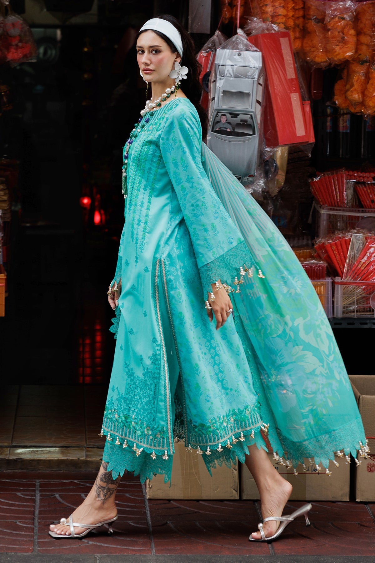 3-PC Unstitched Embroidered Lawn Collection CRB5-20