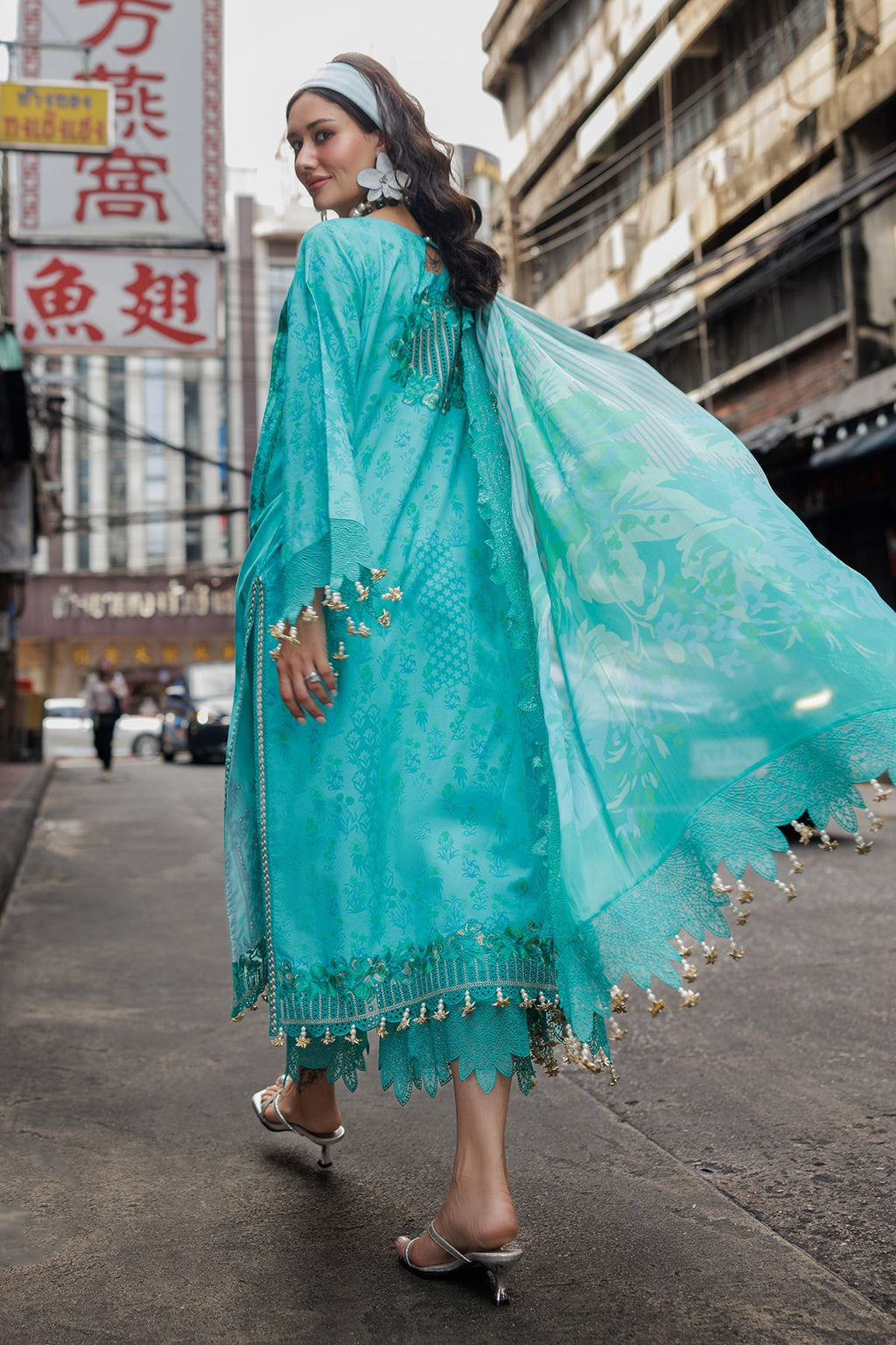 3-PC Unstitched Embroidered Lawn Collection CRB5-20