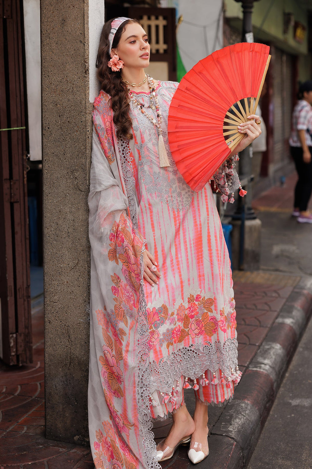 3-PC Unstitched Embroidered Lawn Collection CRB5-18