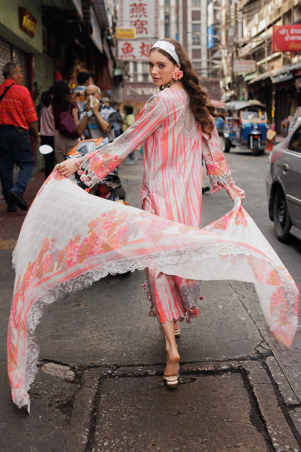 3-PC Unstitched Embroidered Lawn Collection CRB5-18