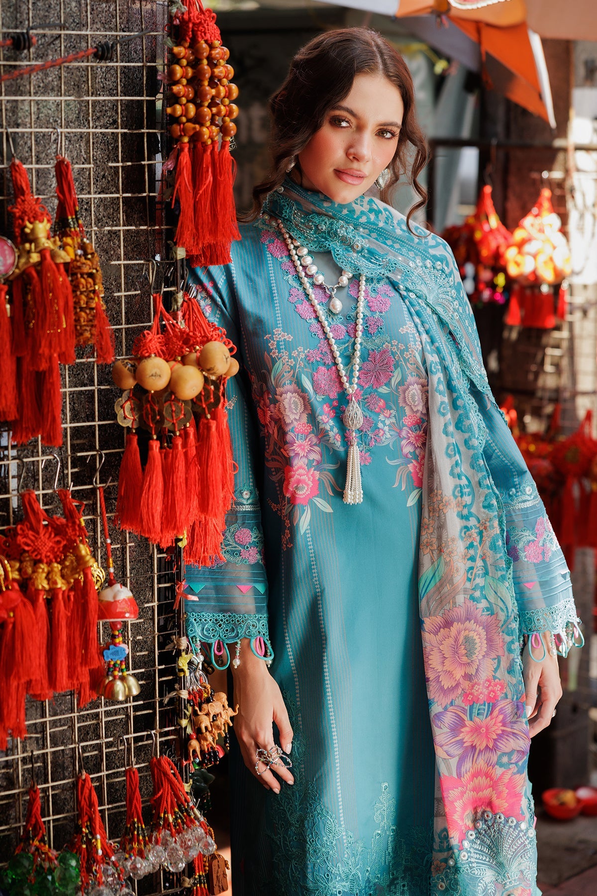 3-PC Unstitched Embroidered Lawn Collection CRB5-12