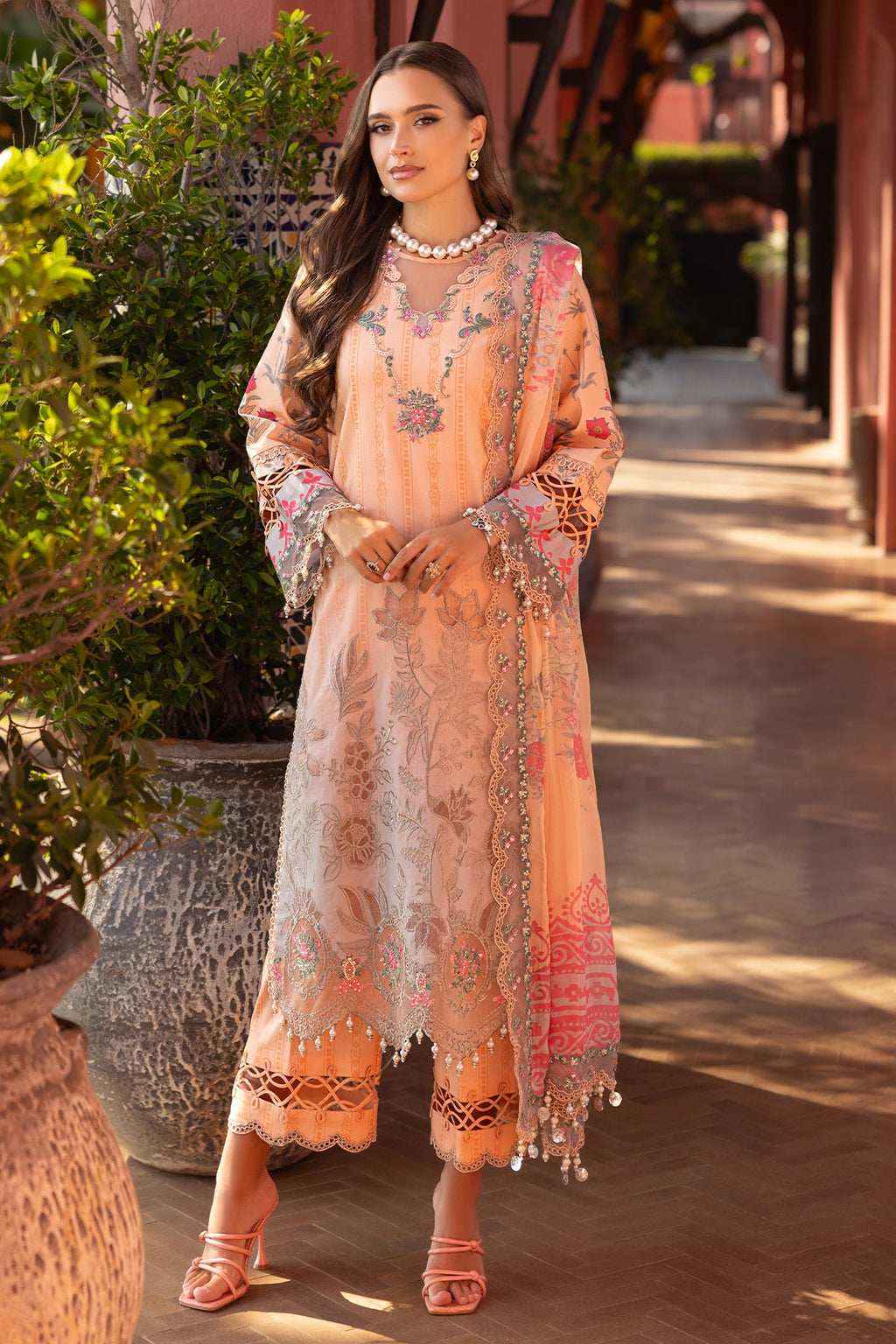 3-PC Unstitched Embroidered Lawn Collection SN5-03