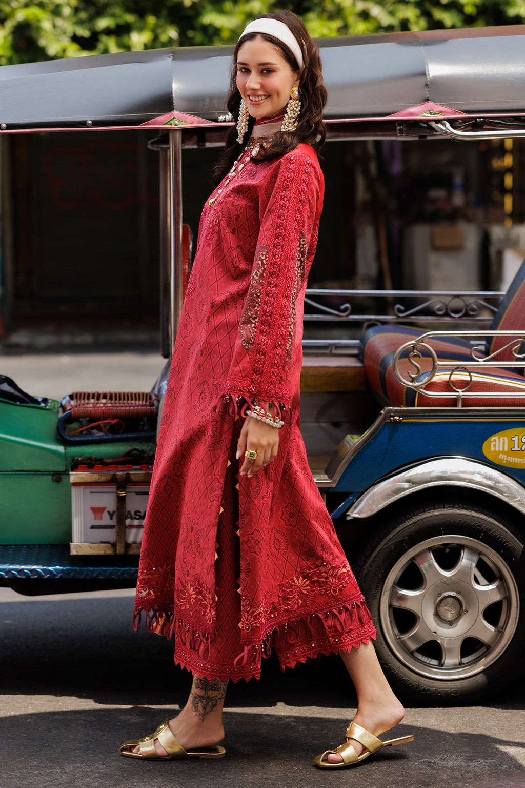 3-PC Unstitched Embroidered Lawn Collection CRB5-13