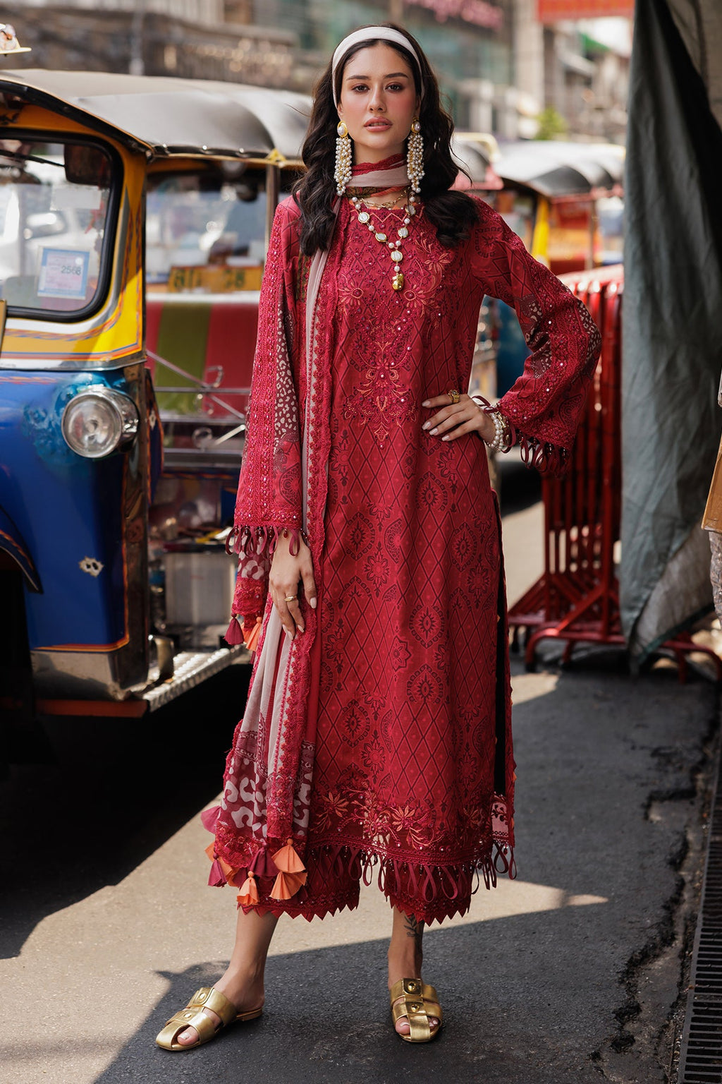 3-PC Unstitched Embroidered Lawn Collection CRB5-13