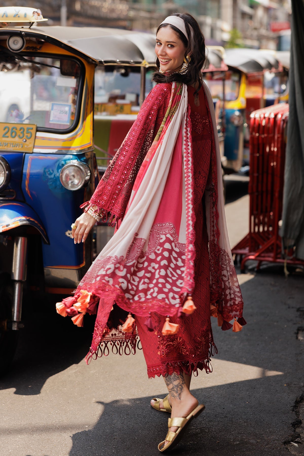 3-PC Unstitched Embroidered Lawn Collection CRB5-13