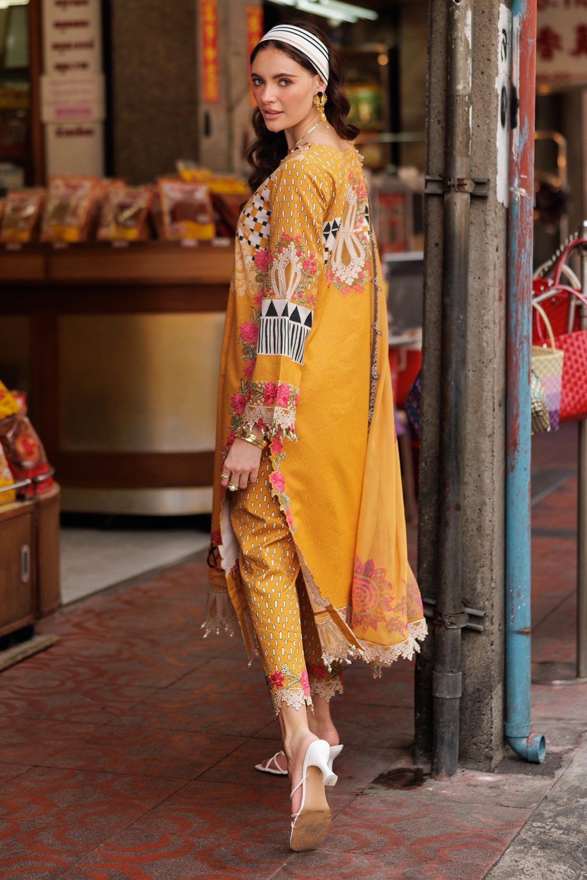 3-PC Unstitched Embroidered Lawn Collection CRB5-15