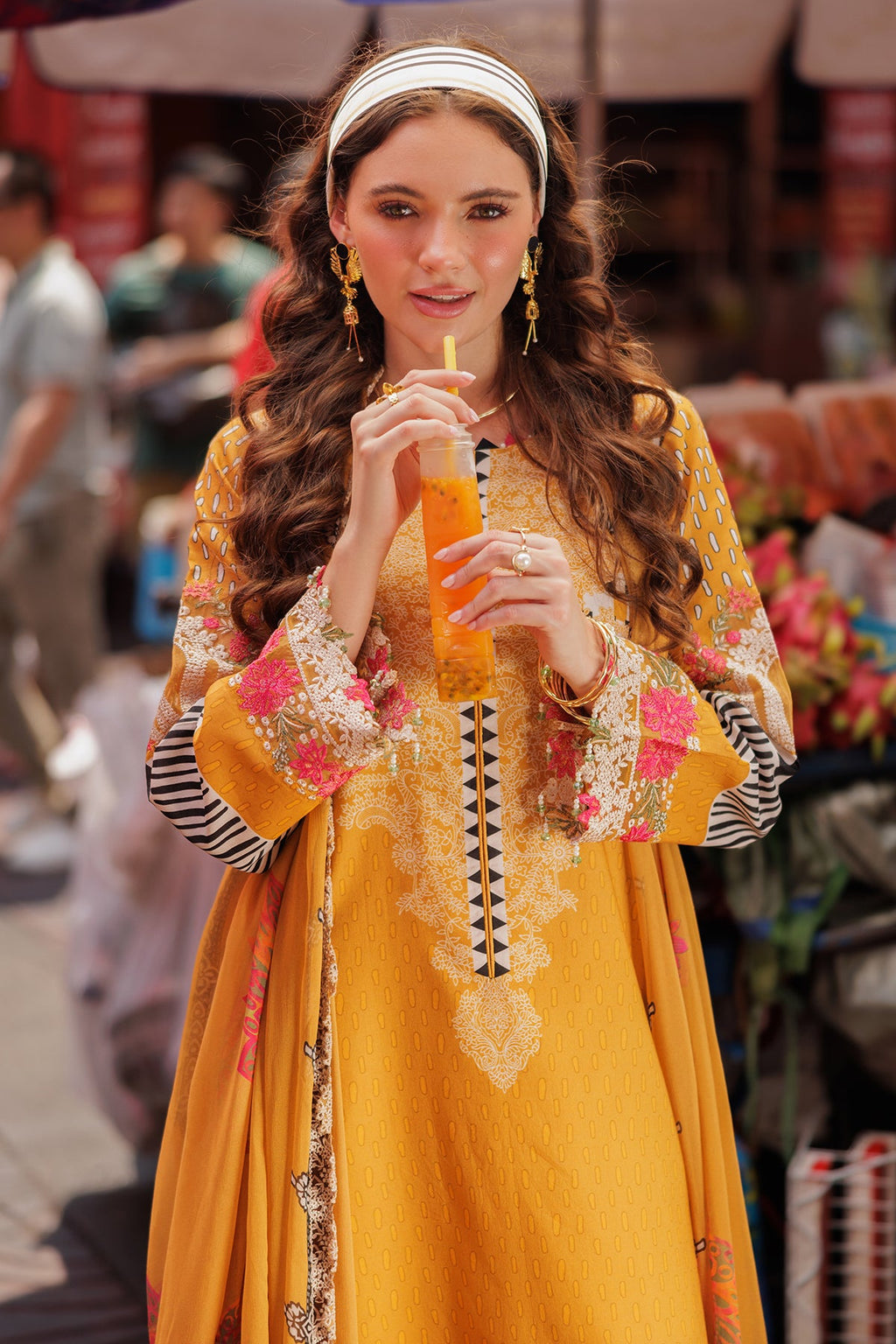 3-PC Unstitched Embroidered Lawn Collection CRB5-15