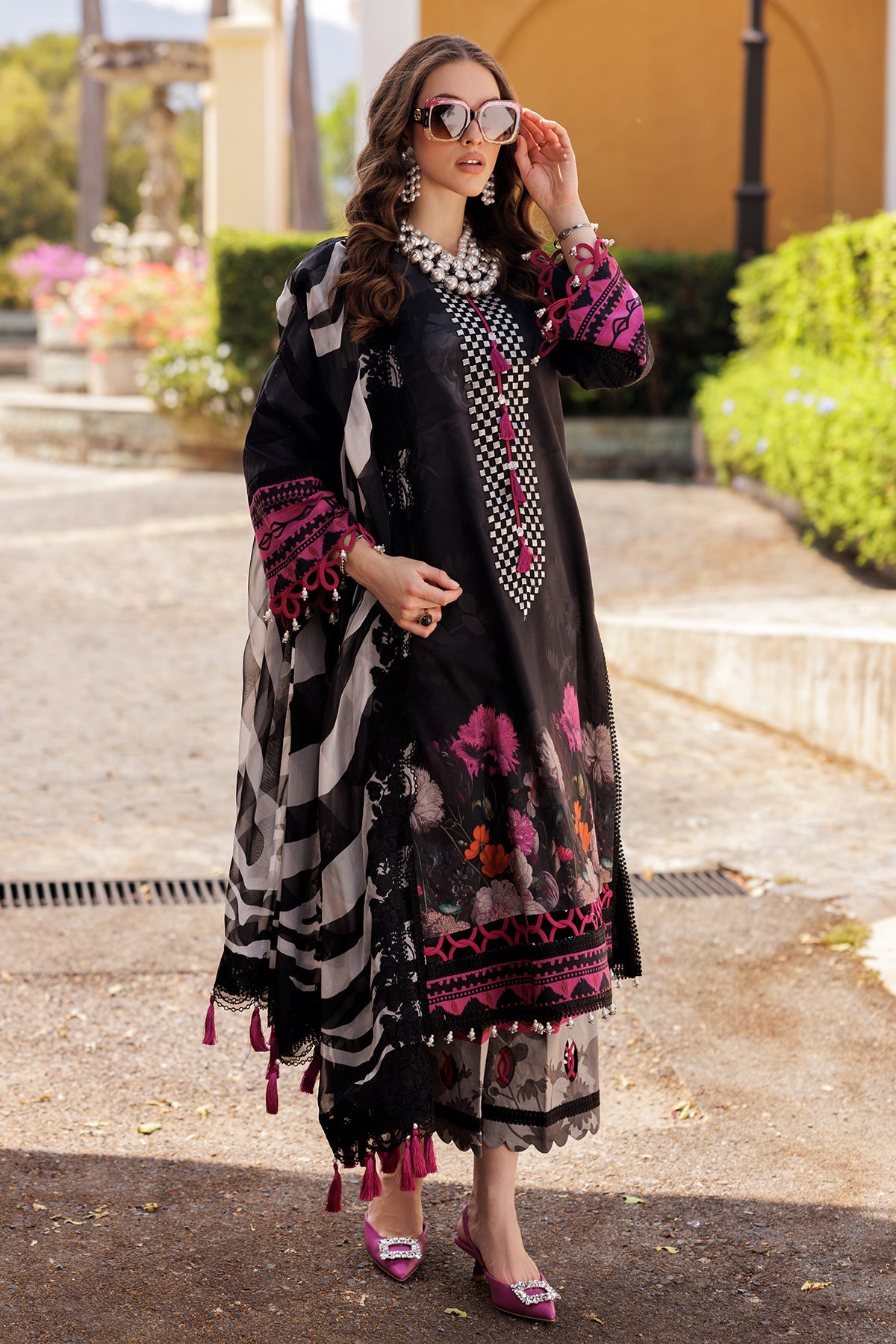 3-PC Unstitched Embroidered Lawn Collection CC5-11