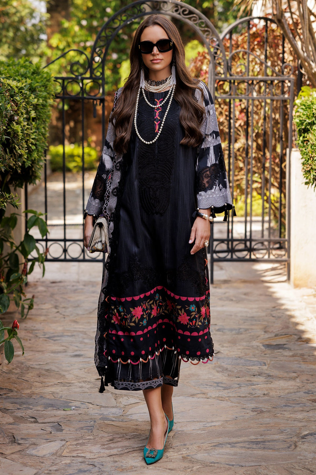 3-PC Unstitched Embroidered Lawn Collection CC5-17