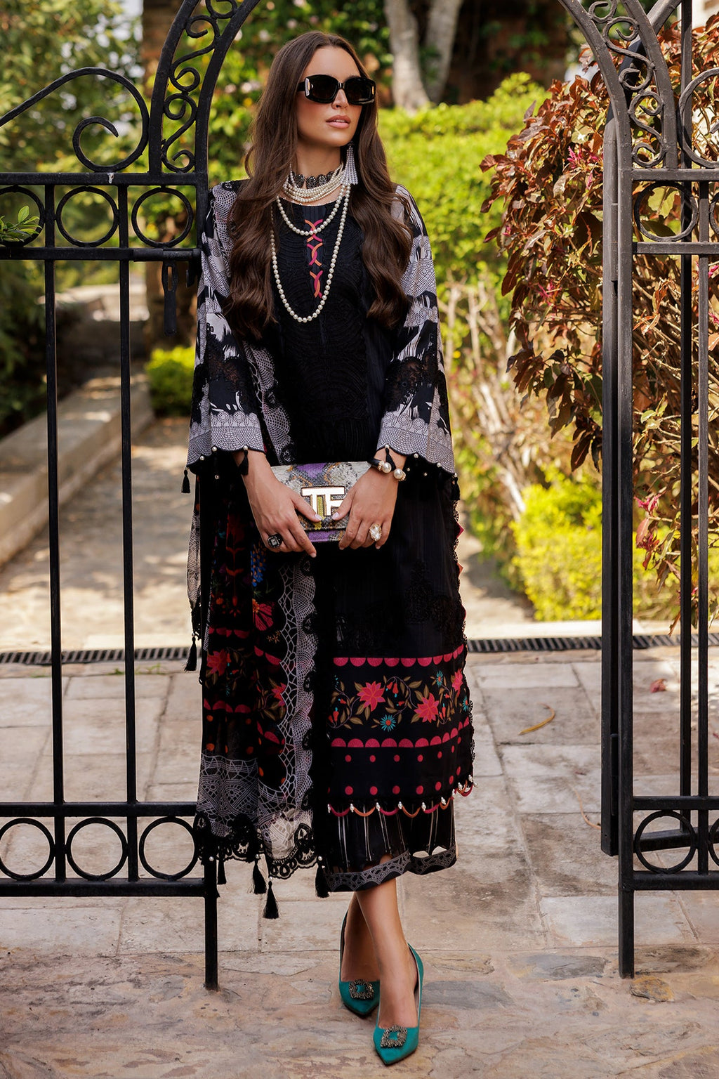 3-PC Unstitched Embroidered Lawn Collection CC5-17