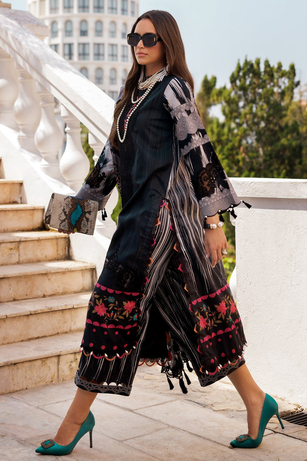 3-PC Unstitched Embroidered Lawn Collection CC5-17