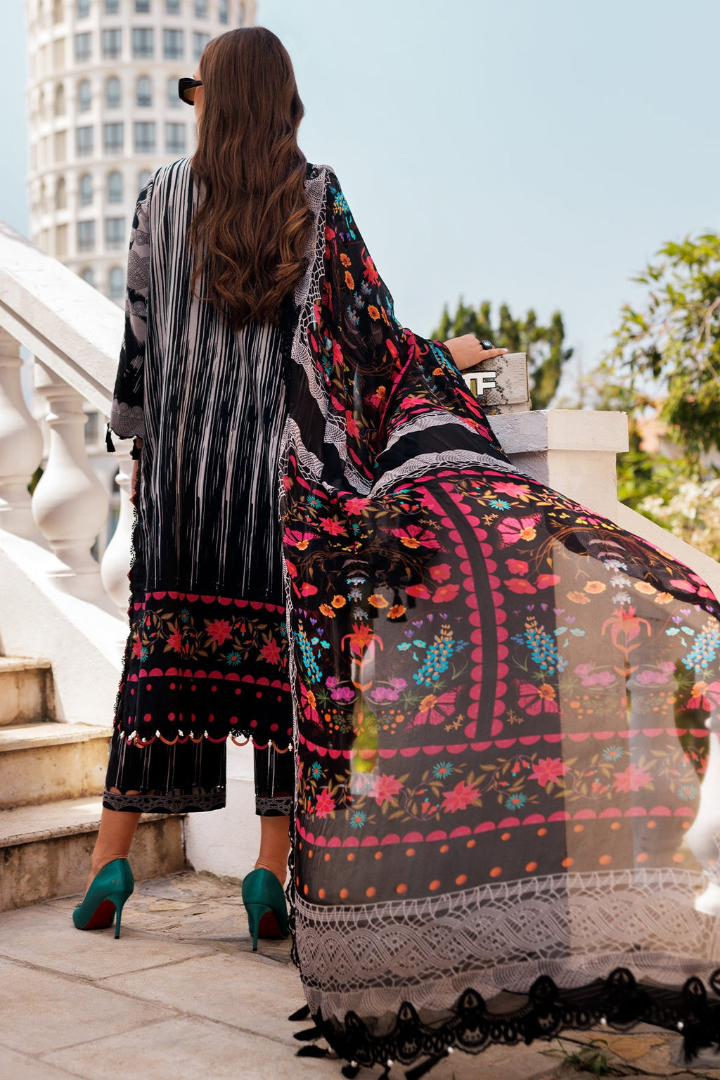 3-PC Unstitched Embroidered Lawn Collection CC5-17