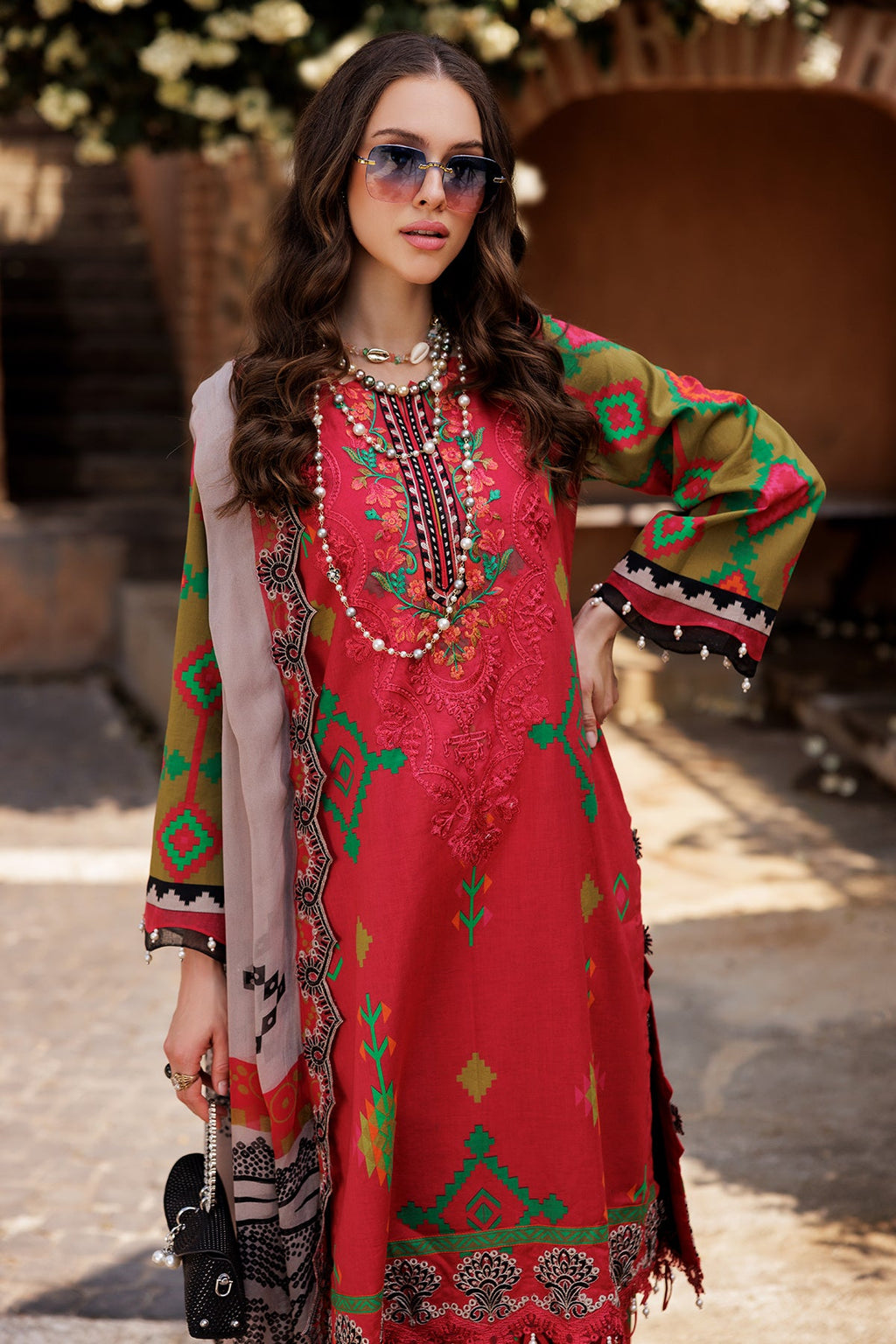 3-PC Unstitched Embroidered Lawn Collection CC5-19