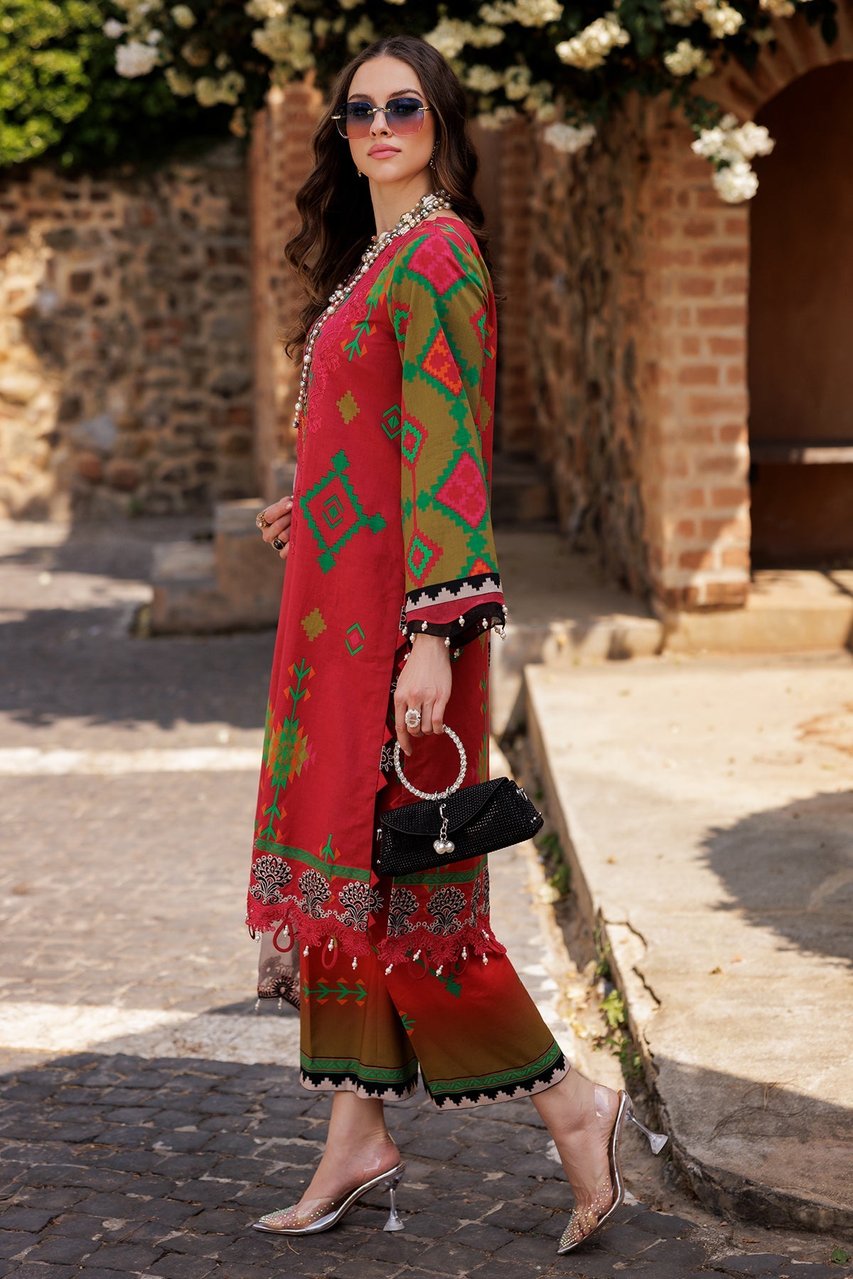 3-PC Unstitched Embroidered Lawn Collection CC5-19