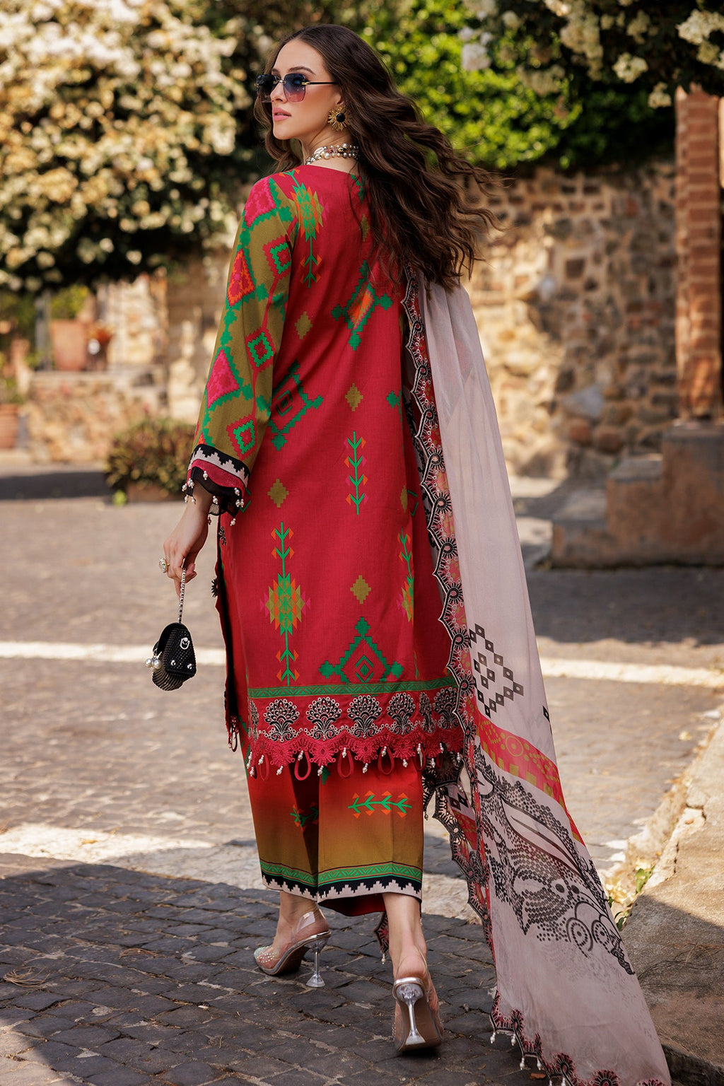 3-PC Unstitched Embroidered Lawn Collection CC5-19