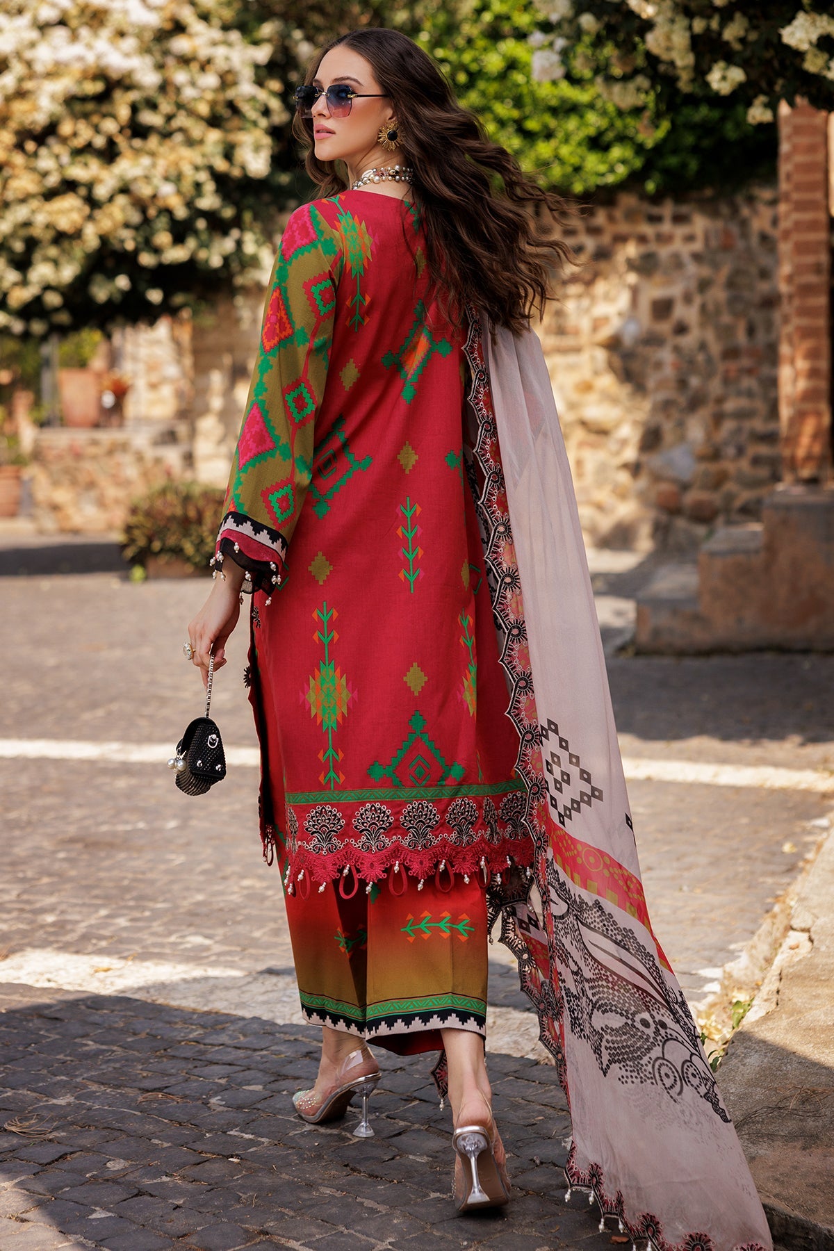 3-PC Unstitched Embroidered Lawn Collection CC5-19