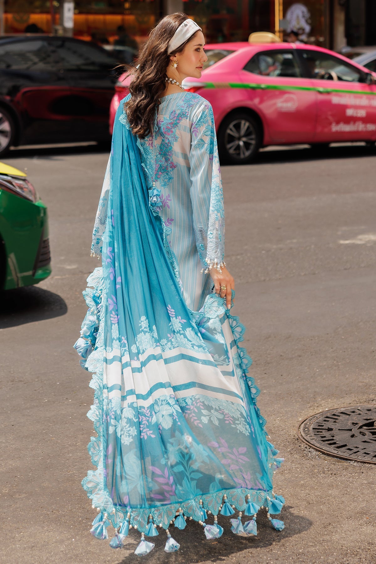 3-PC Unstitched Embroidered Lawn Collection CRB5-14