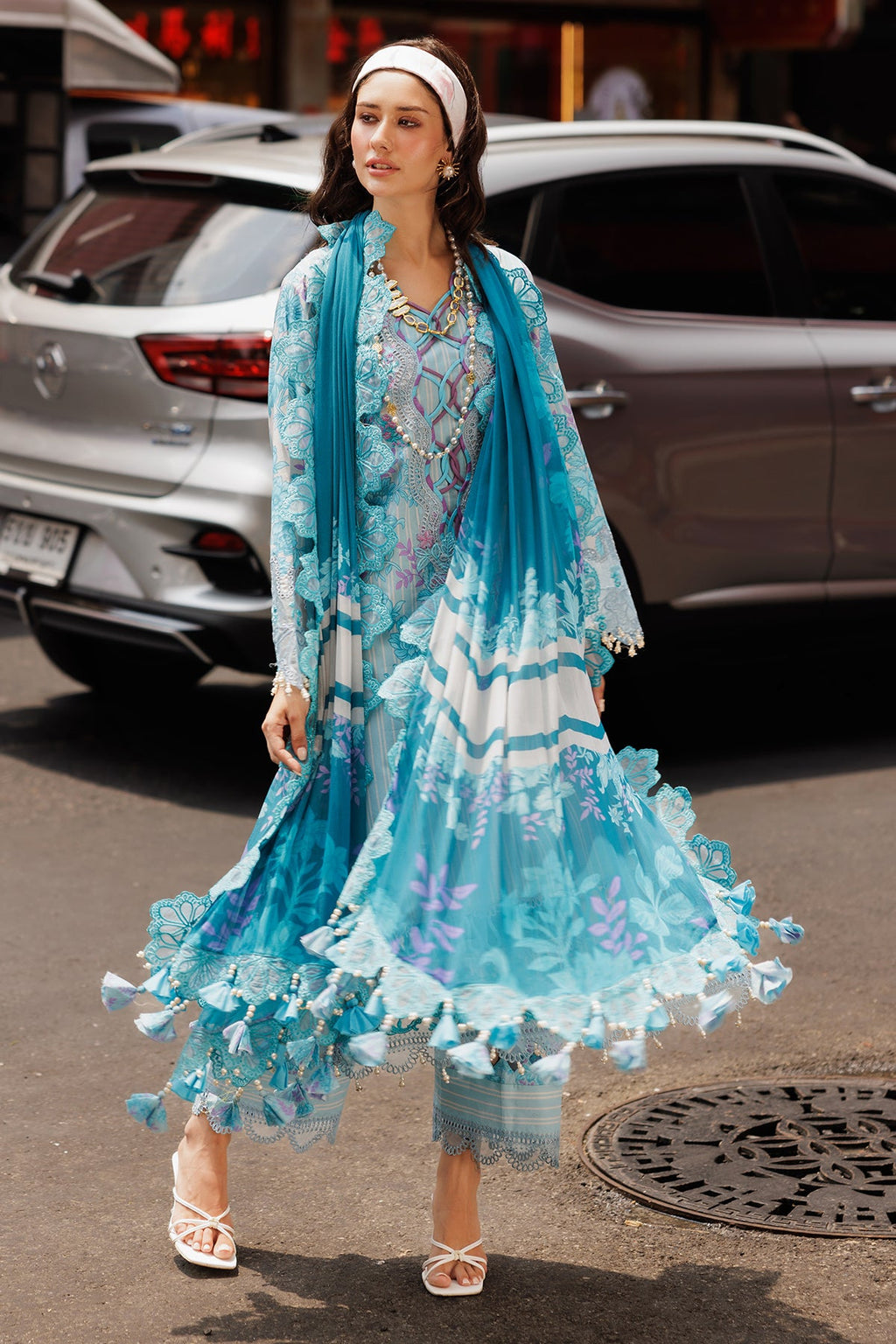 3-PC Unstitched Embroidered Lawn Collection CRB5-14