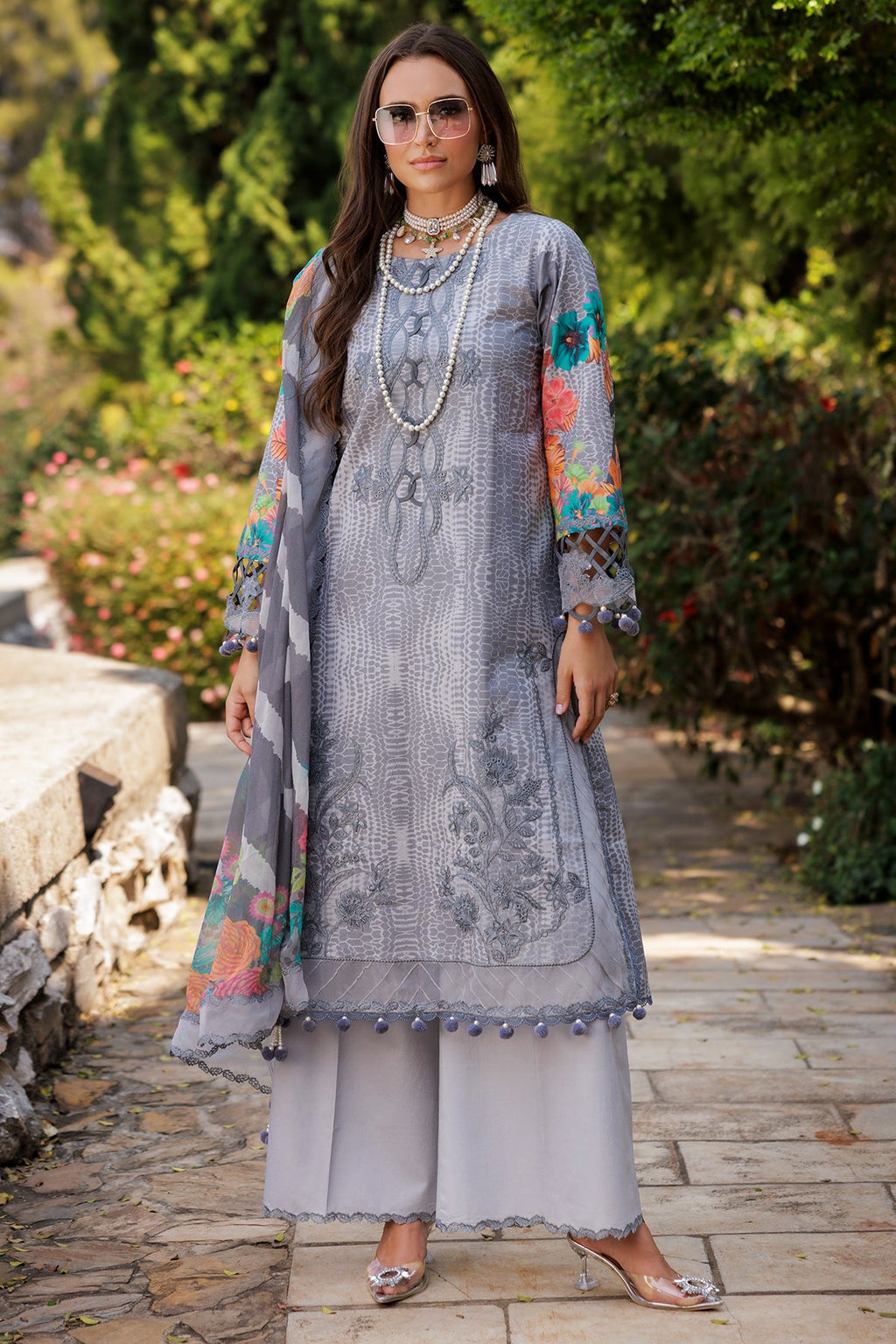 3-PC Unstitched Embroidered Lawn Collection CC5-16