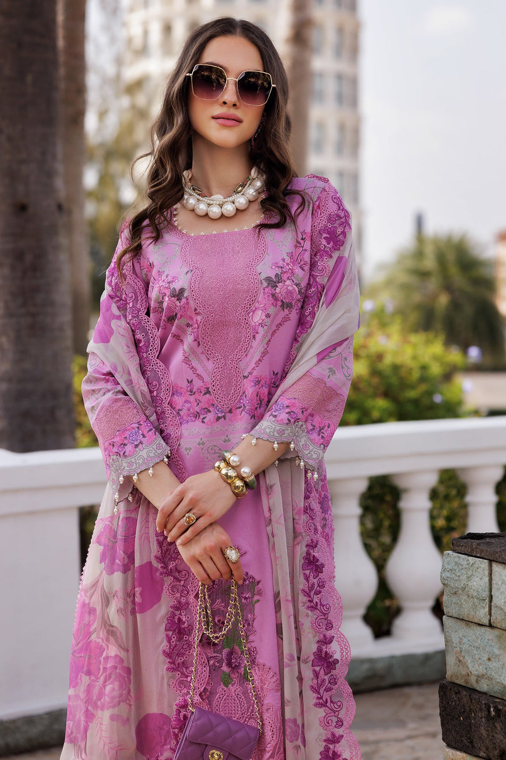 3-PC Unstitched Embroidered Lawn Collection CC5-12