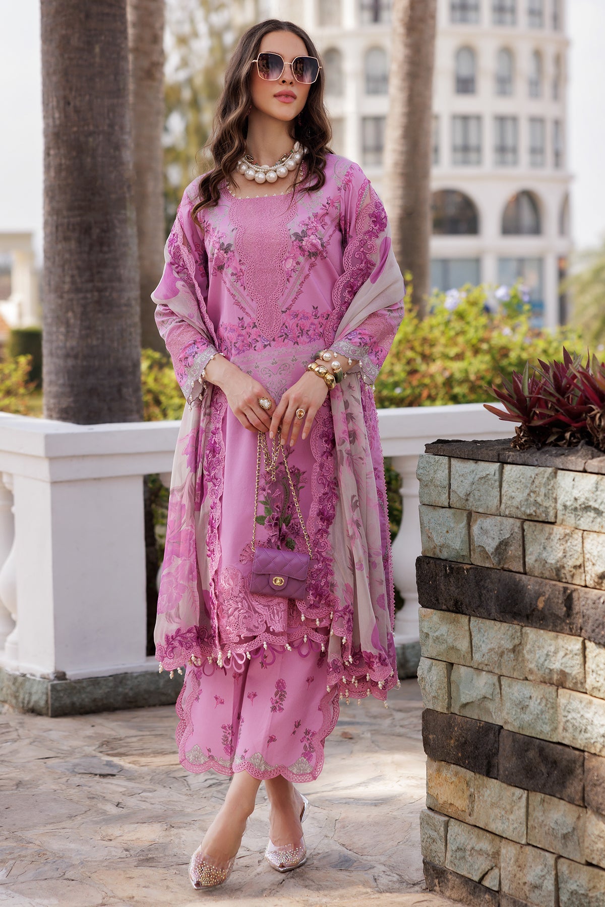 3-PC Unstitched Embroidered Lawn Collection CC5-12
