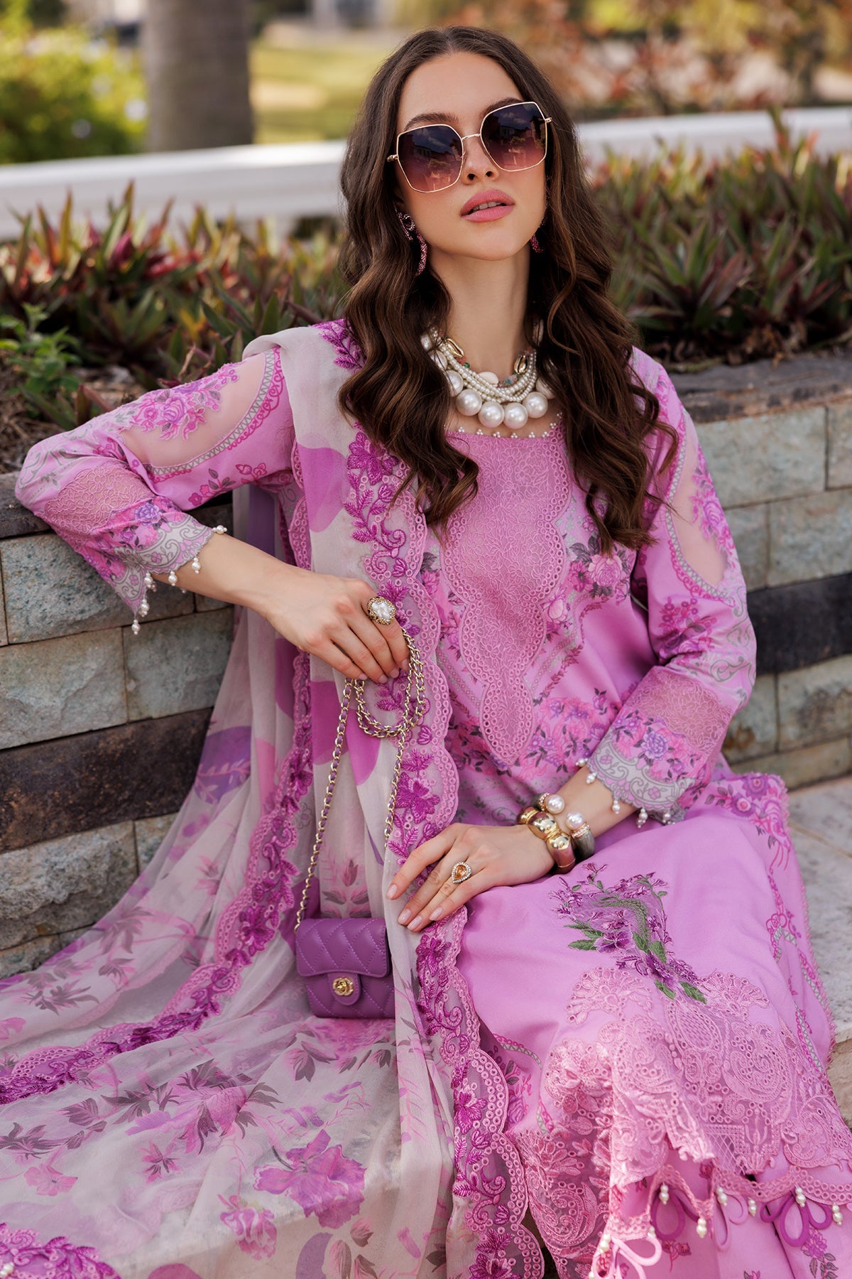 3-PC Unstitched Embroidered Lawn Collection CC5-12