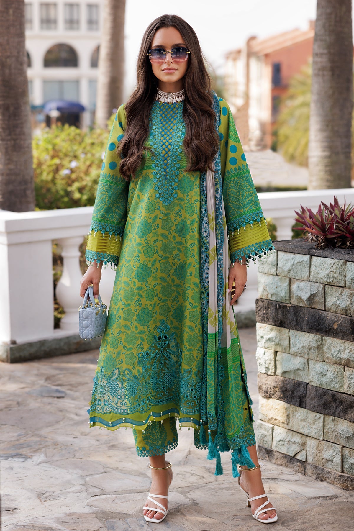 3-PC Unstitched Embroidered Lawn Collection CC5-18