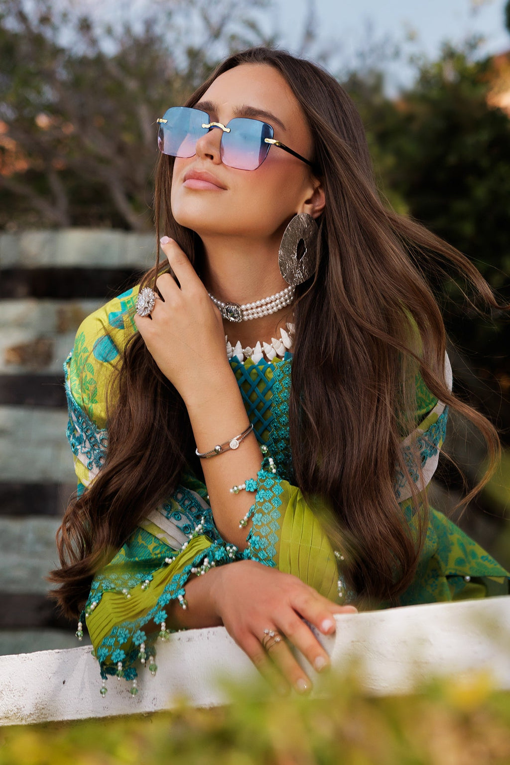 3-PC Unstitched Embroidered Lawn Collection CC5-18