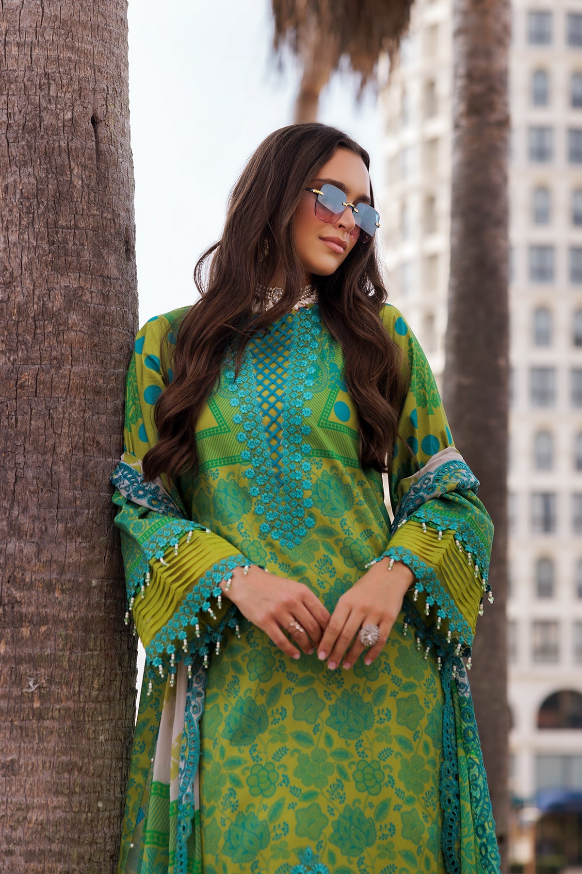 3-PC Unstitched Embroidered Lawn Collection CC5-18