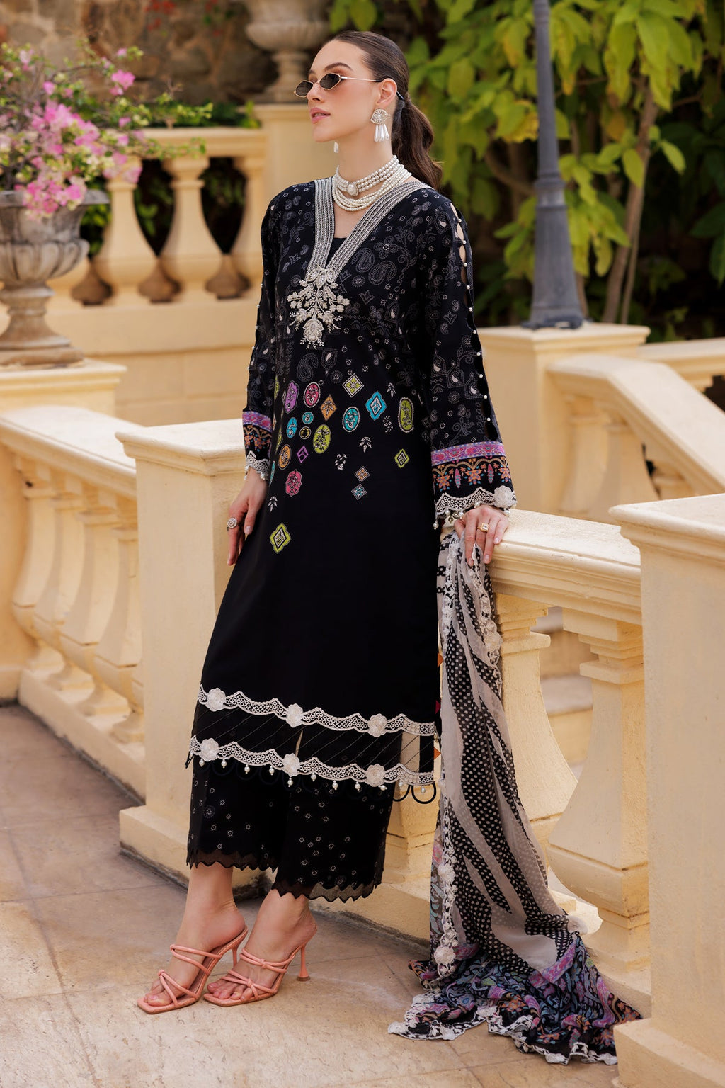 3-PC Unstitched Embroidered Lawn Collection CC5-14