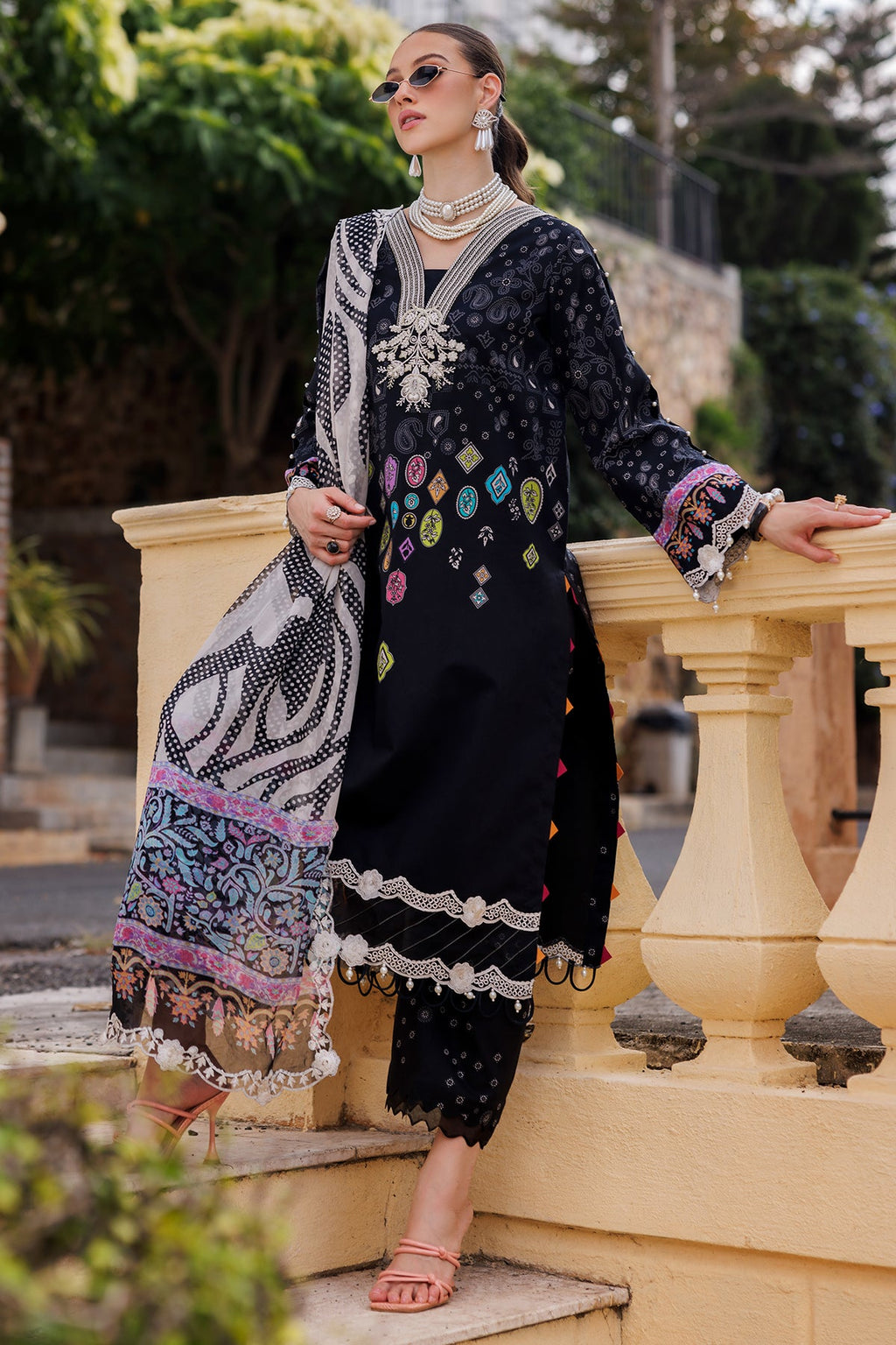 3-PC Unstitched Embroidered Lawn Collection CC5-14