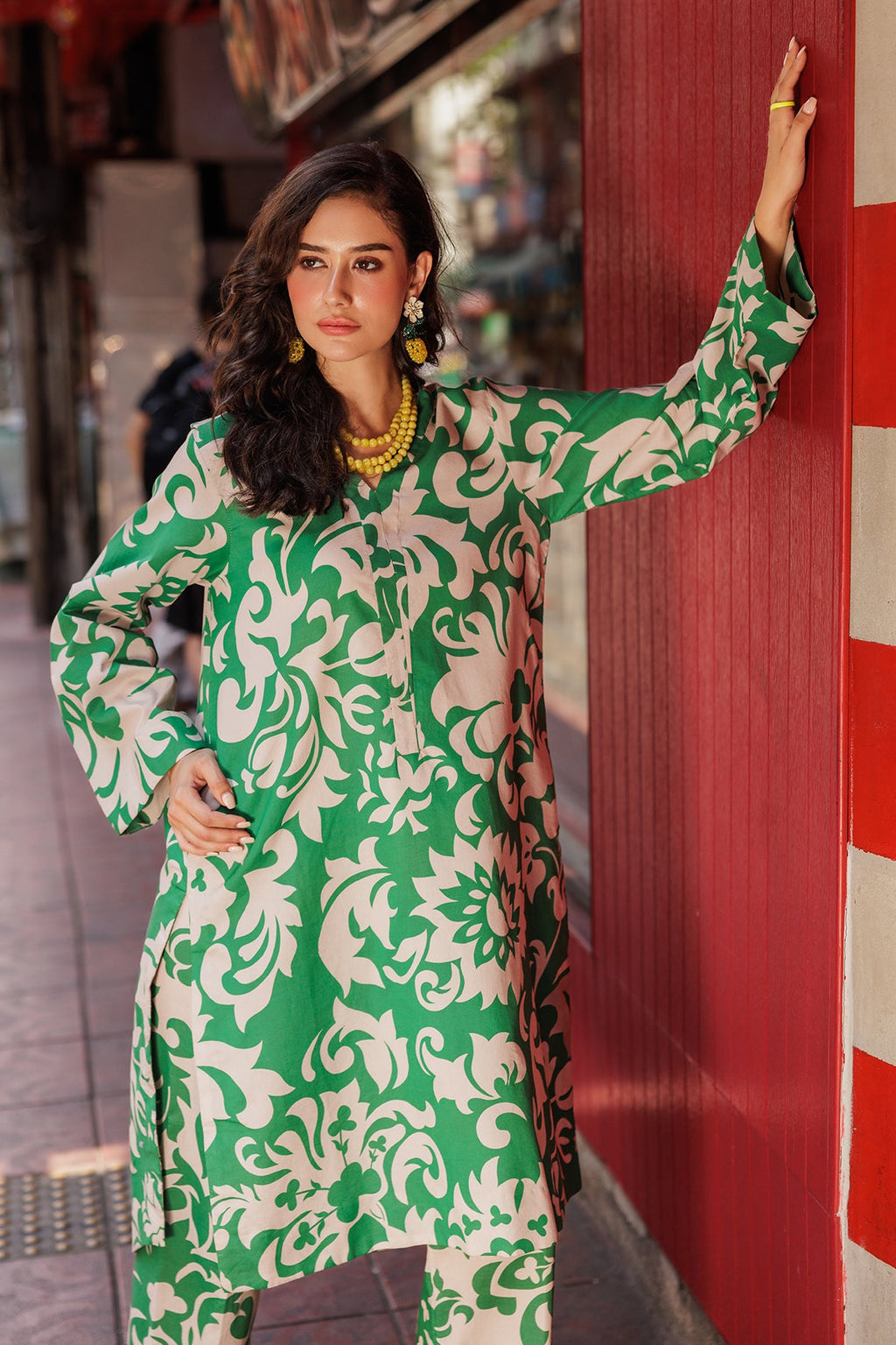 2-PC Printed Lawn Suit CPM-5-048