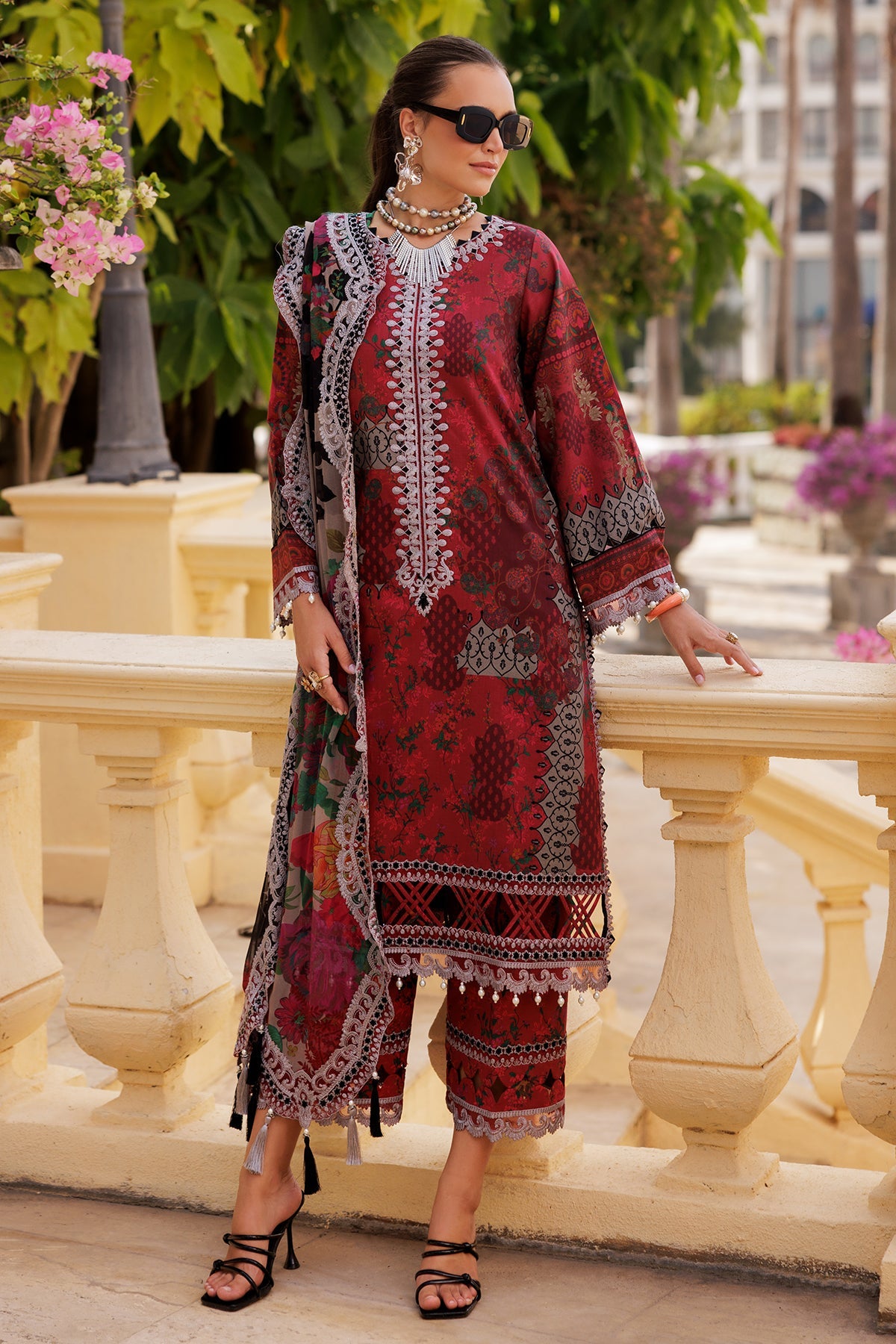 3-PC Unstitched Embroidered Lawn Collection CC5-15