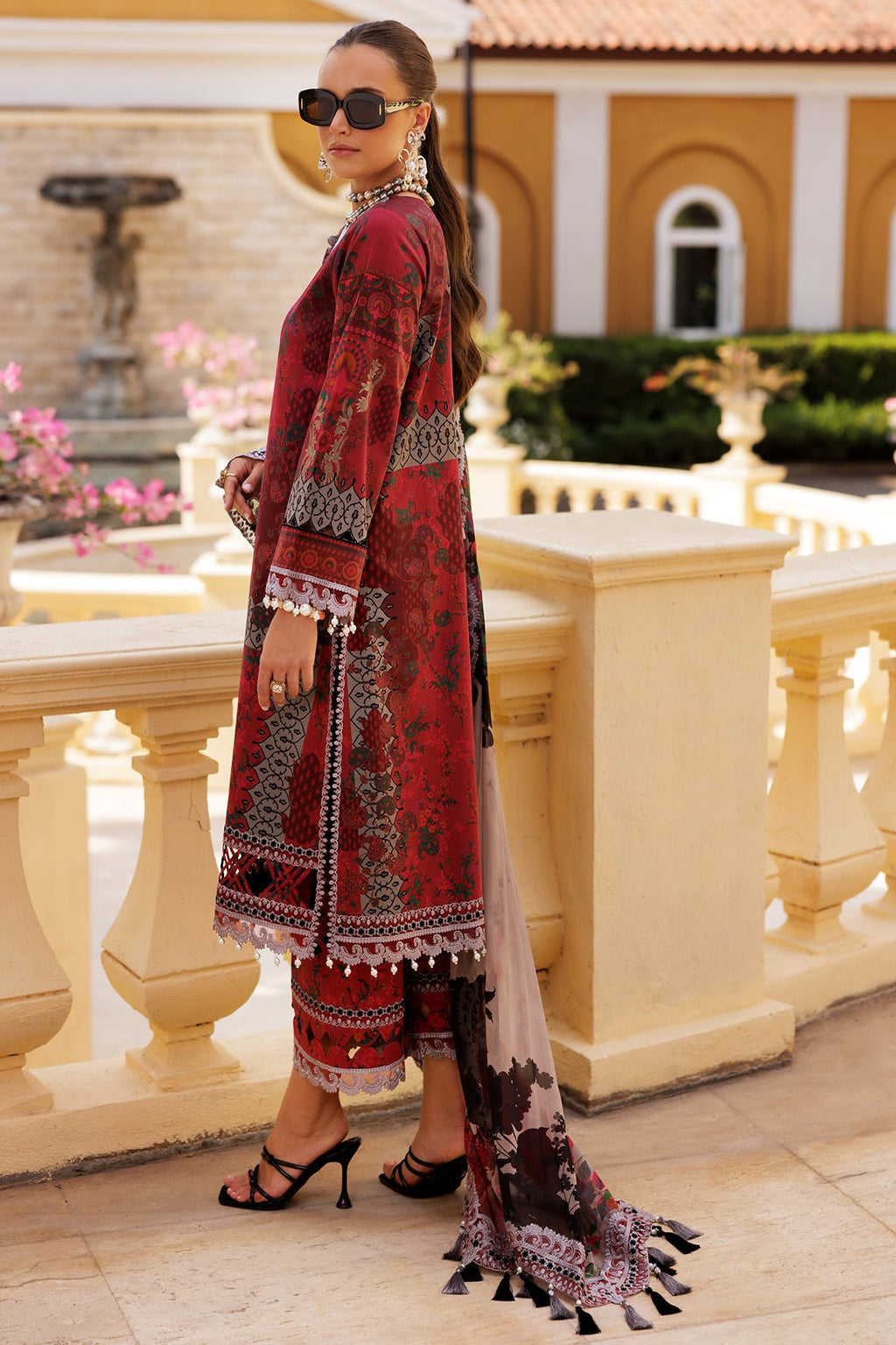 3-PC Unstitched Embroidered Lawn Collection CC5-15
